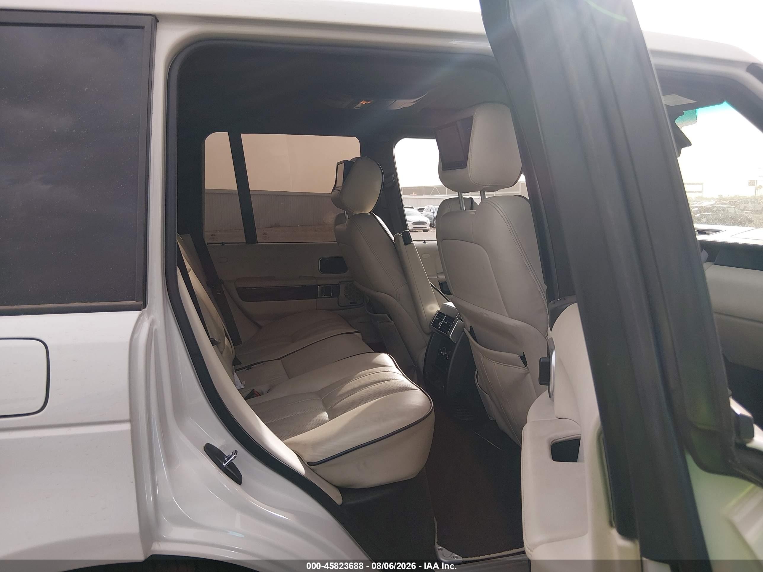 2010 Land Rover Range Rover Hse White vin: SALMF1D49AA317587