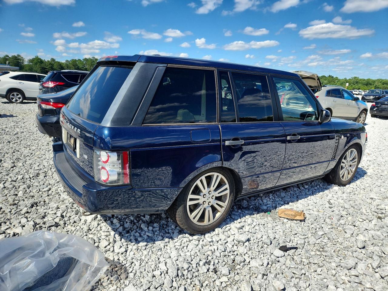 2011 Land Rover Range Rover Hse Luxury Синий vin: SALMF1D49BA350266