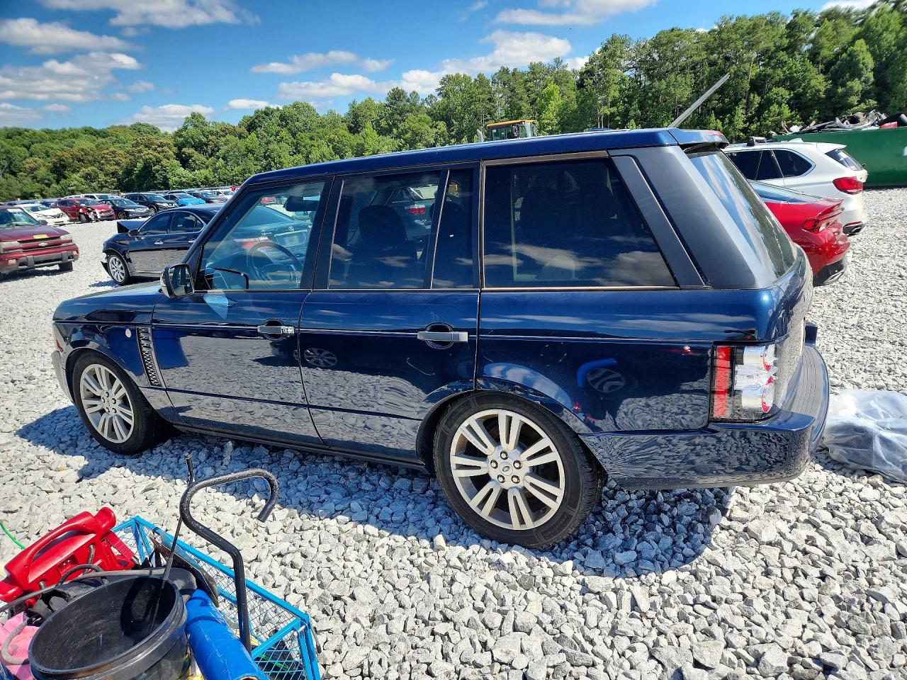 2011 Land Rover Range Rover Hse Luxury Синий vin: SALMF1D49BA350266