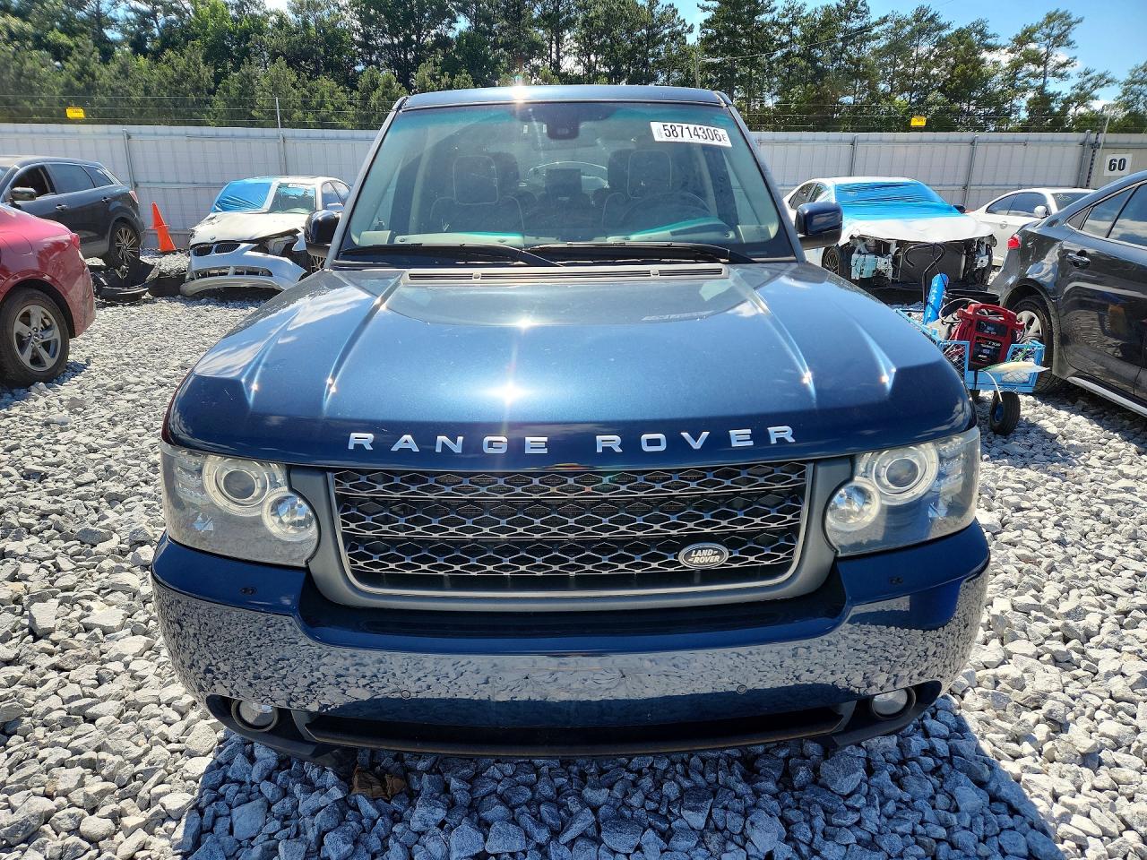 2011 Land Rover Range Rover Hse Luxury Синий vin: SALMF1D49BA350266