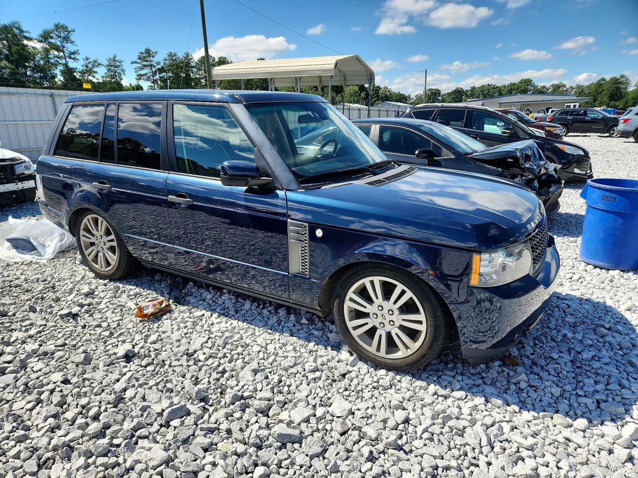 2011 Land Rover Range Rover Hse Luxury Синий vin: SALMF1D49BA350266