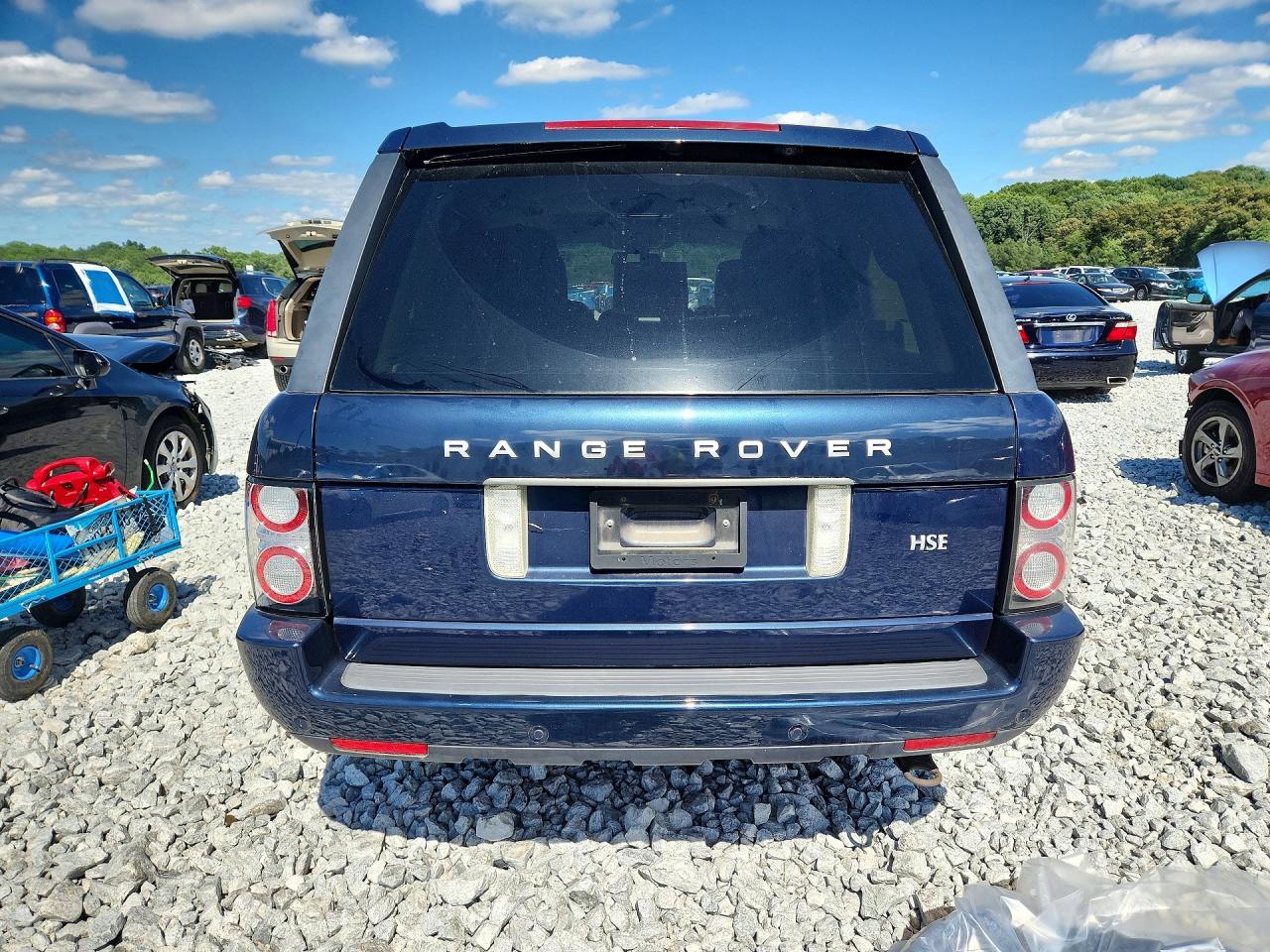 2011 Land Rover Range Rover Hse Luxury Синий vin: SALMF1D49BA350266