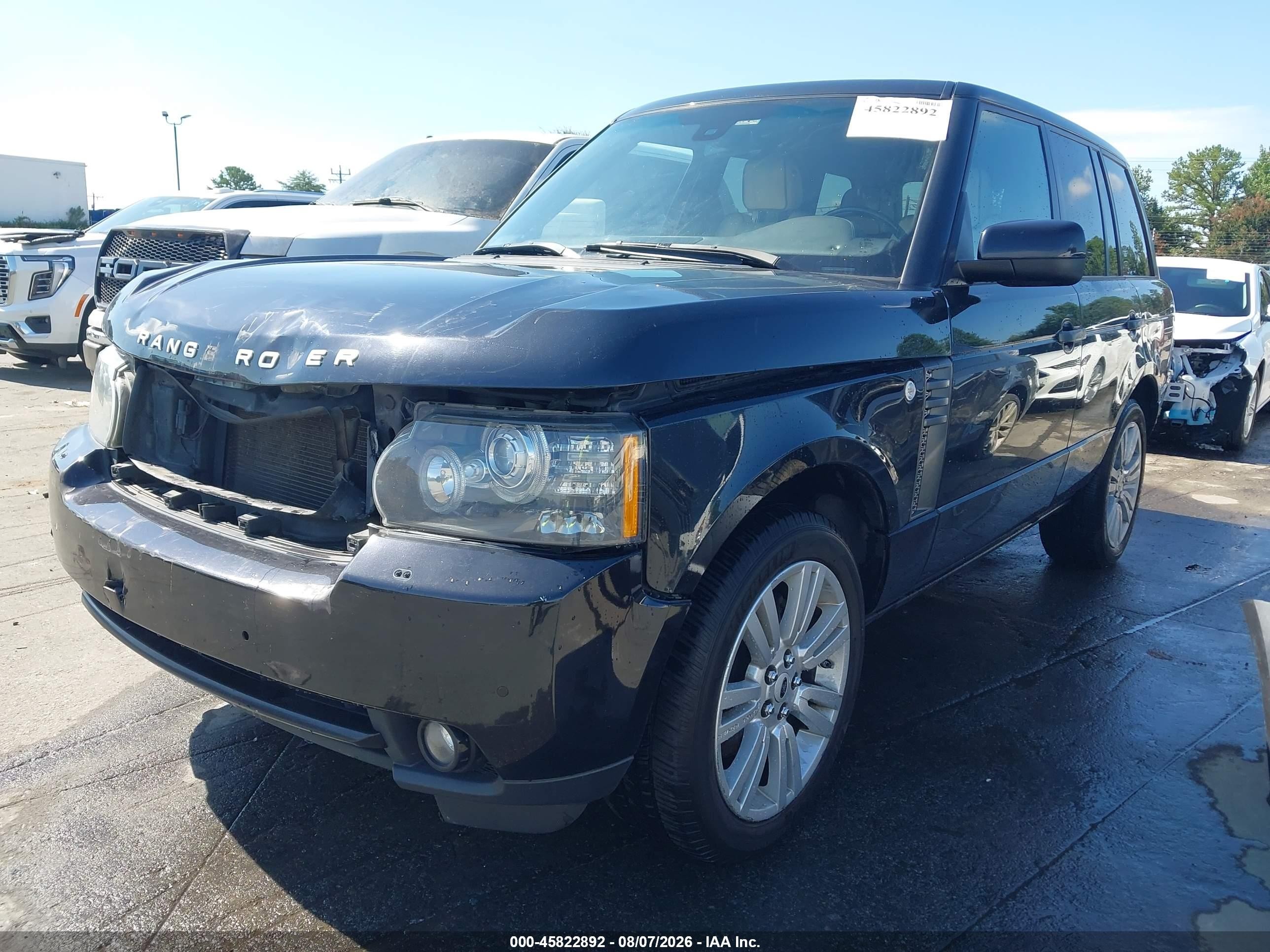 2011 Land Rover Range Rover Hse Black vin: SALMF1D49BA358237