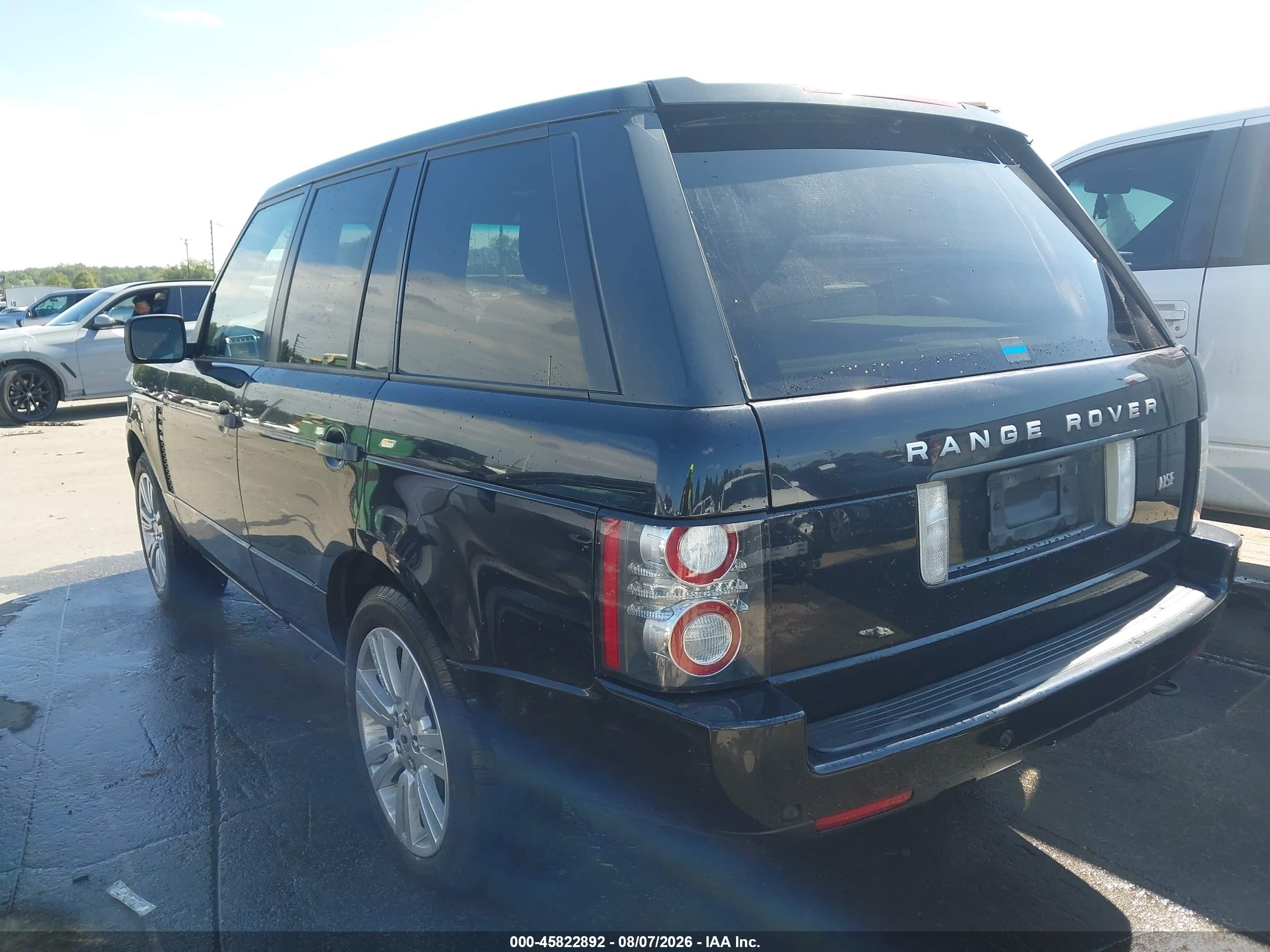 2011 Land Rover Range Rover Hse Black vin: SALMF1D49BA358237
