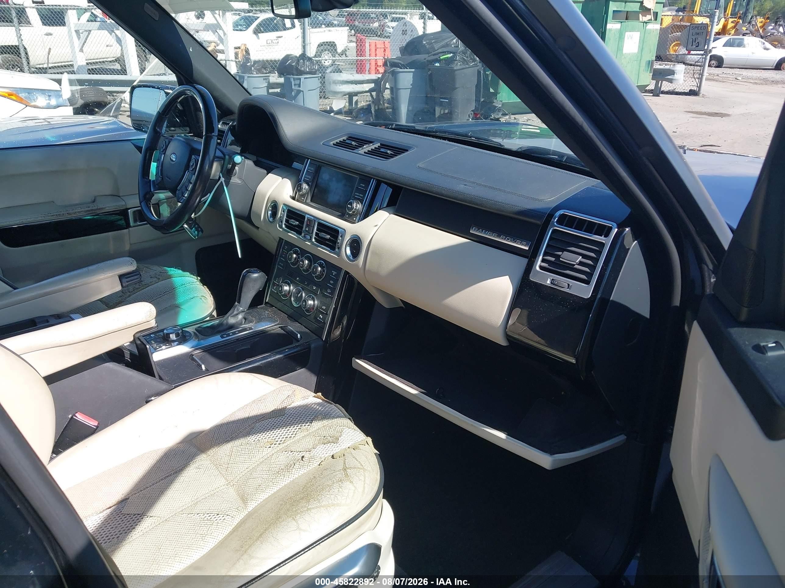 2011 Land Rover Range Rover Hse Black vin: SALMF1D49BA358237
