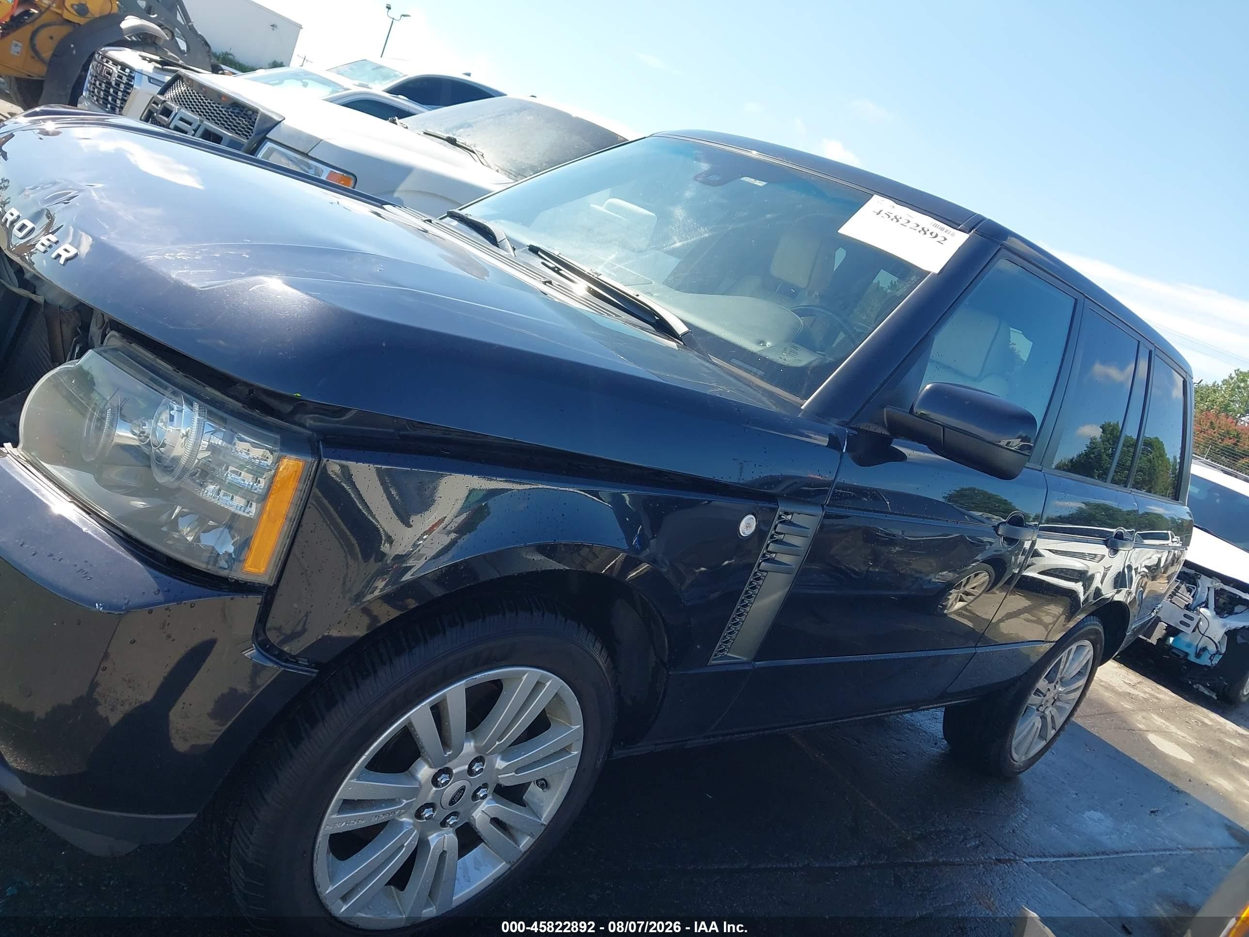 2011 Land Rover Range Rover Hse Black vin: SALMF1D49BA358237