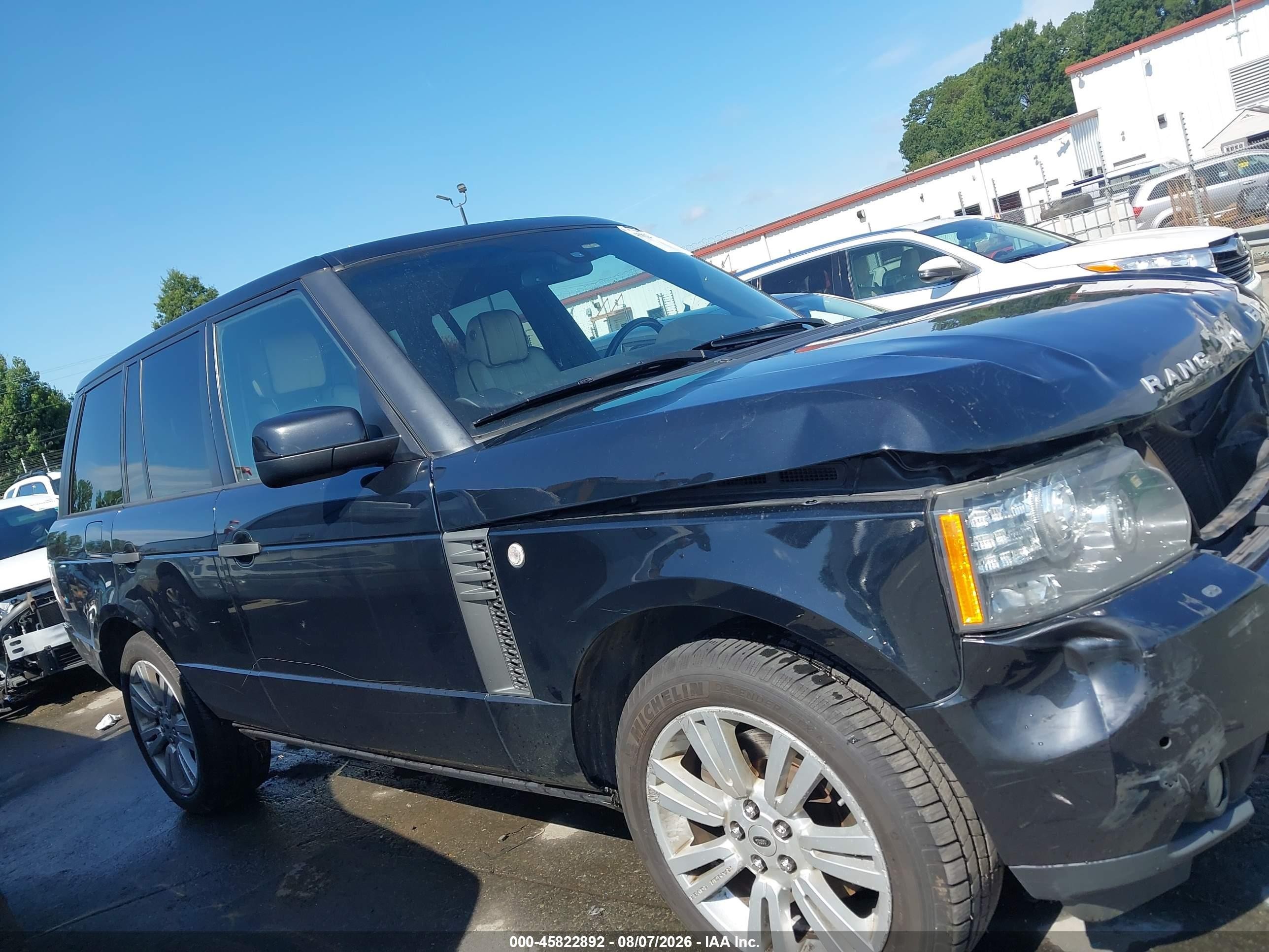 2011 Land Rover Range Rover Hse Black vin: SALMF1D49BA358237
