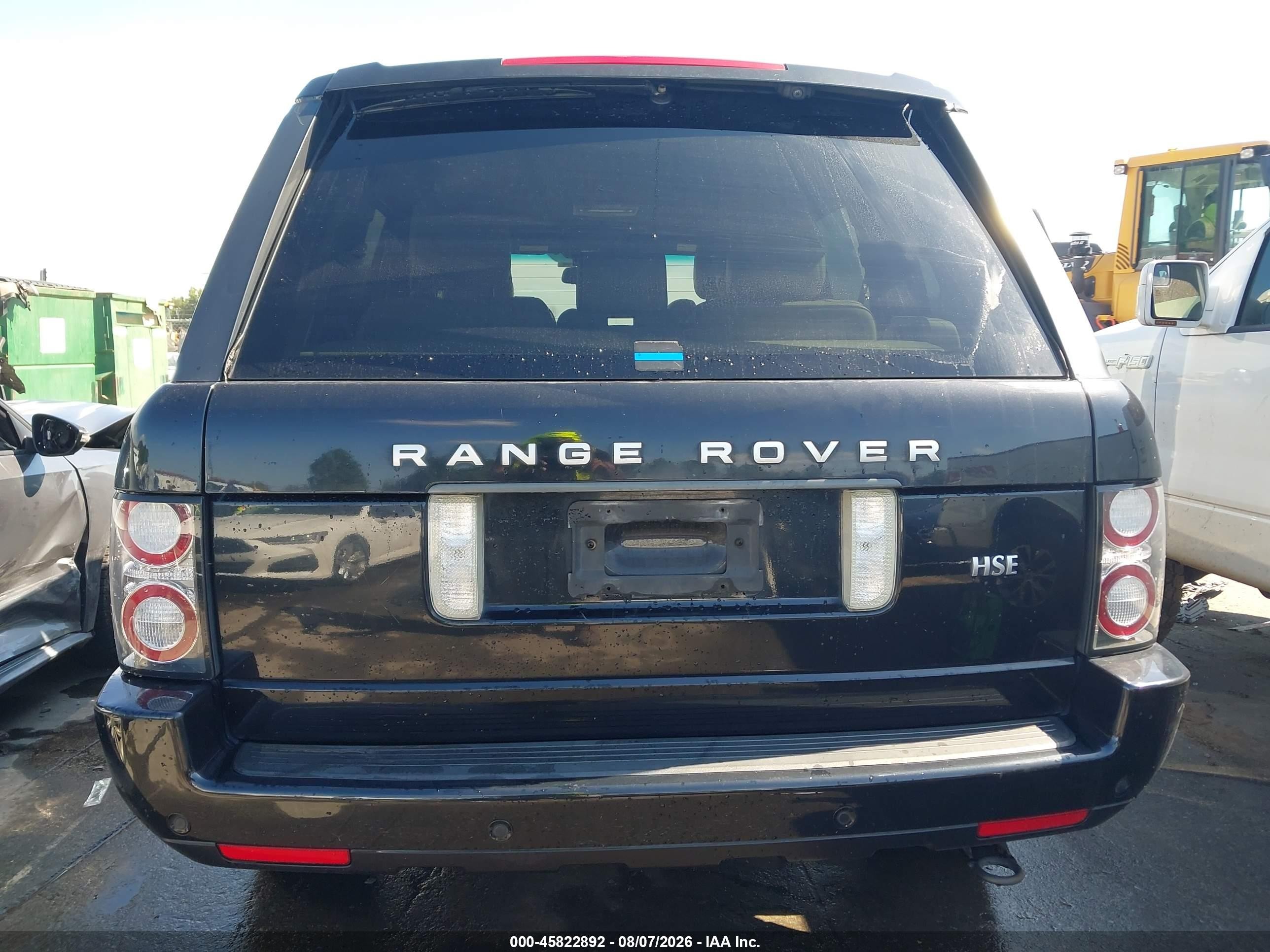 2011 Land Rover Range Rover Hse Black vin: SALMF1D49BA358237