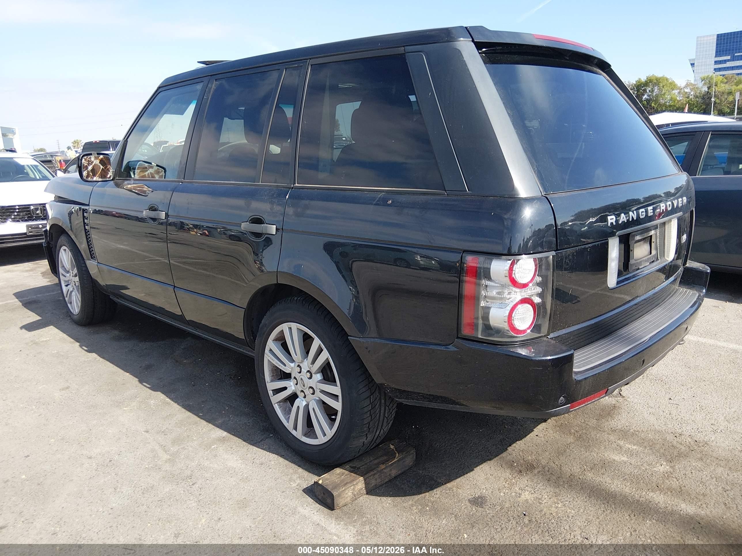 2011 Land Rover Range Rover Hse Black vin: SALMF1D49BA359811