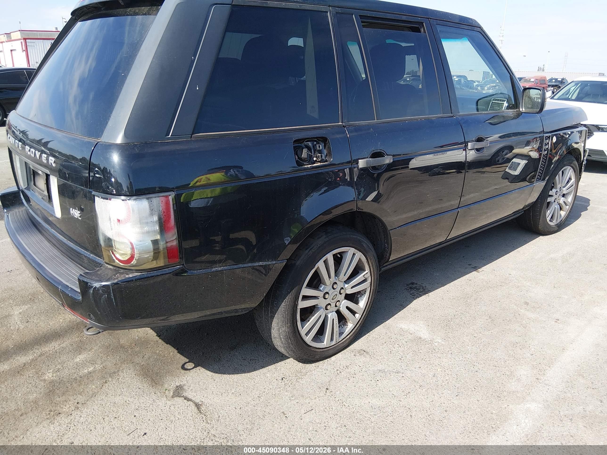 2011 Land Rover Range Rover Hse Black vin: SALMF1D49BA359811