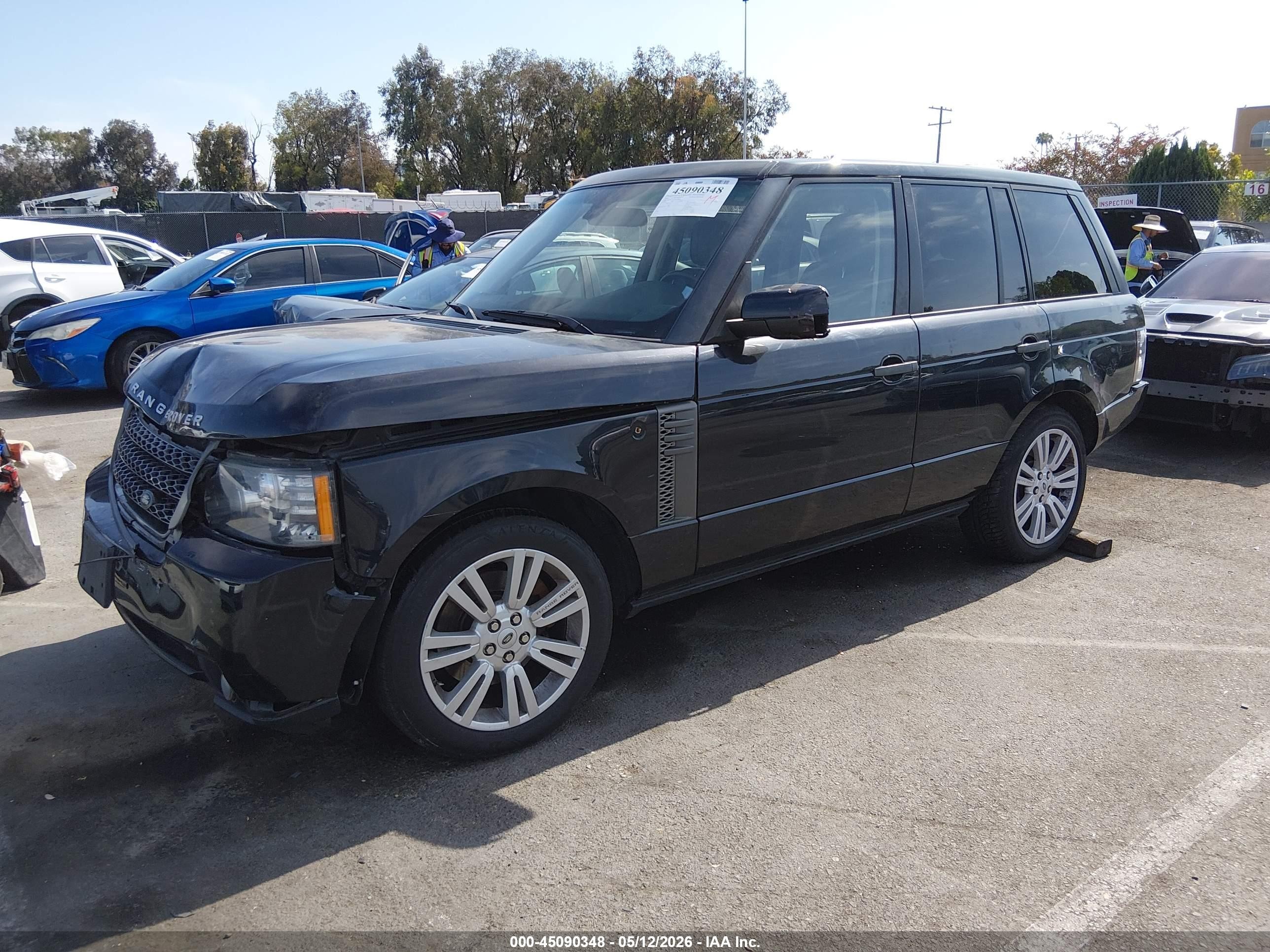 2011 Land Rover Range Rover Hse Black vin: SALMF1D49BA359811