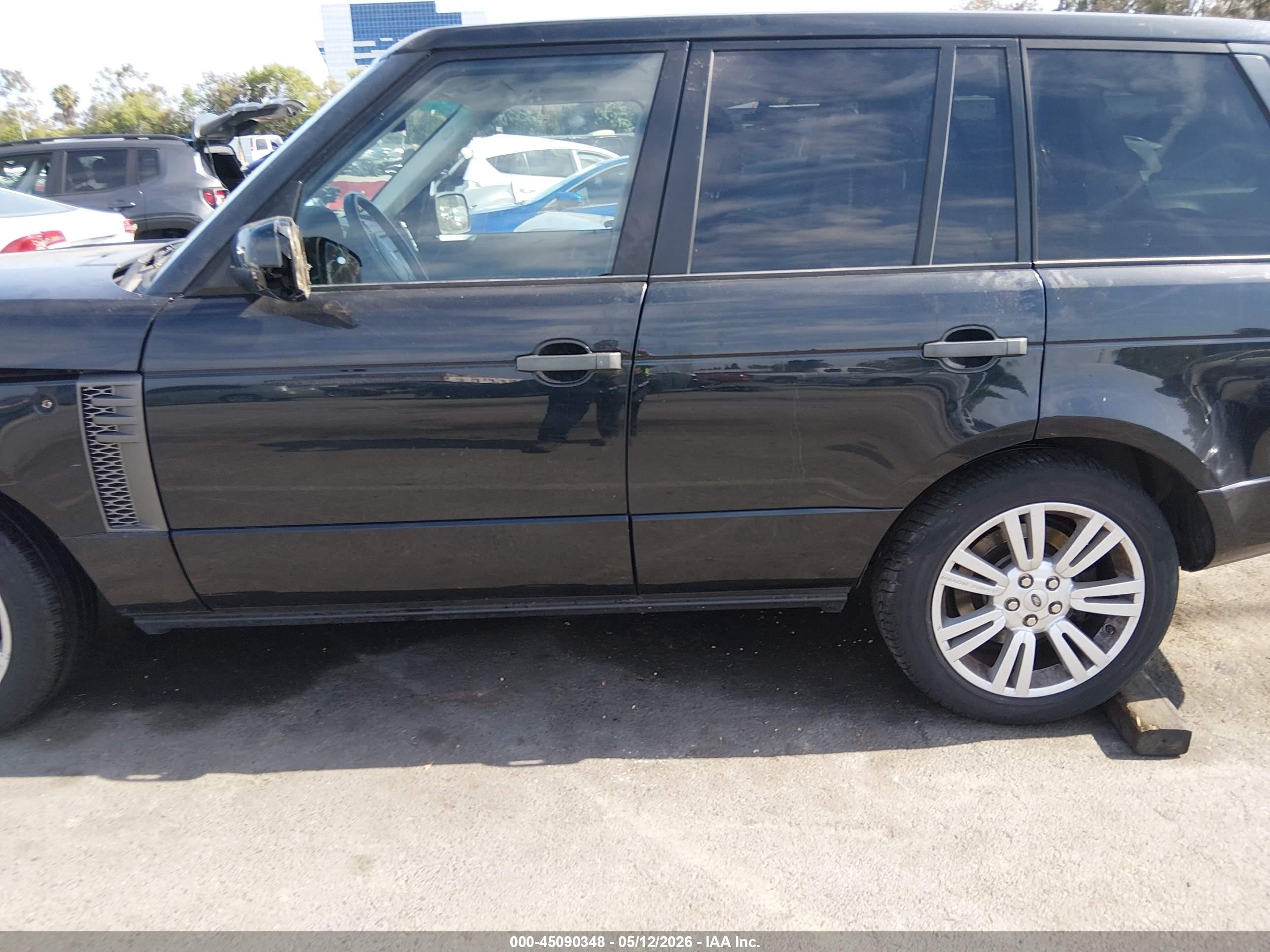 2011 Land Rover Range Rover Hse Black vin: SALMF1D49BA359811