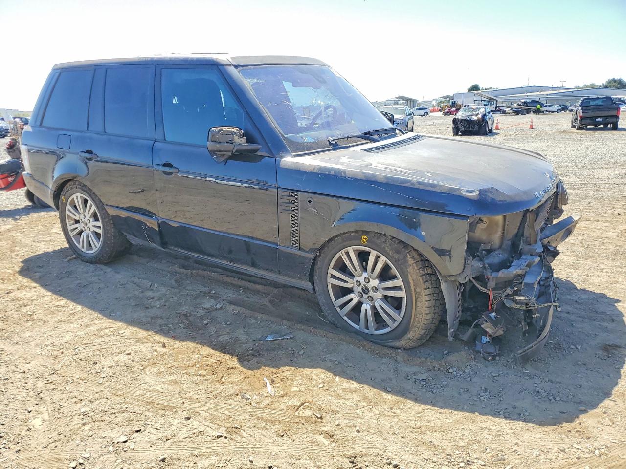 2012 Land Rover Range Rover Hse Luxury Черный vin: SALMF1D49CA368624