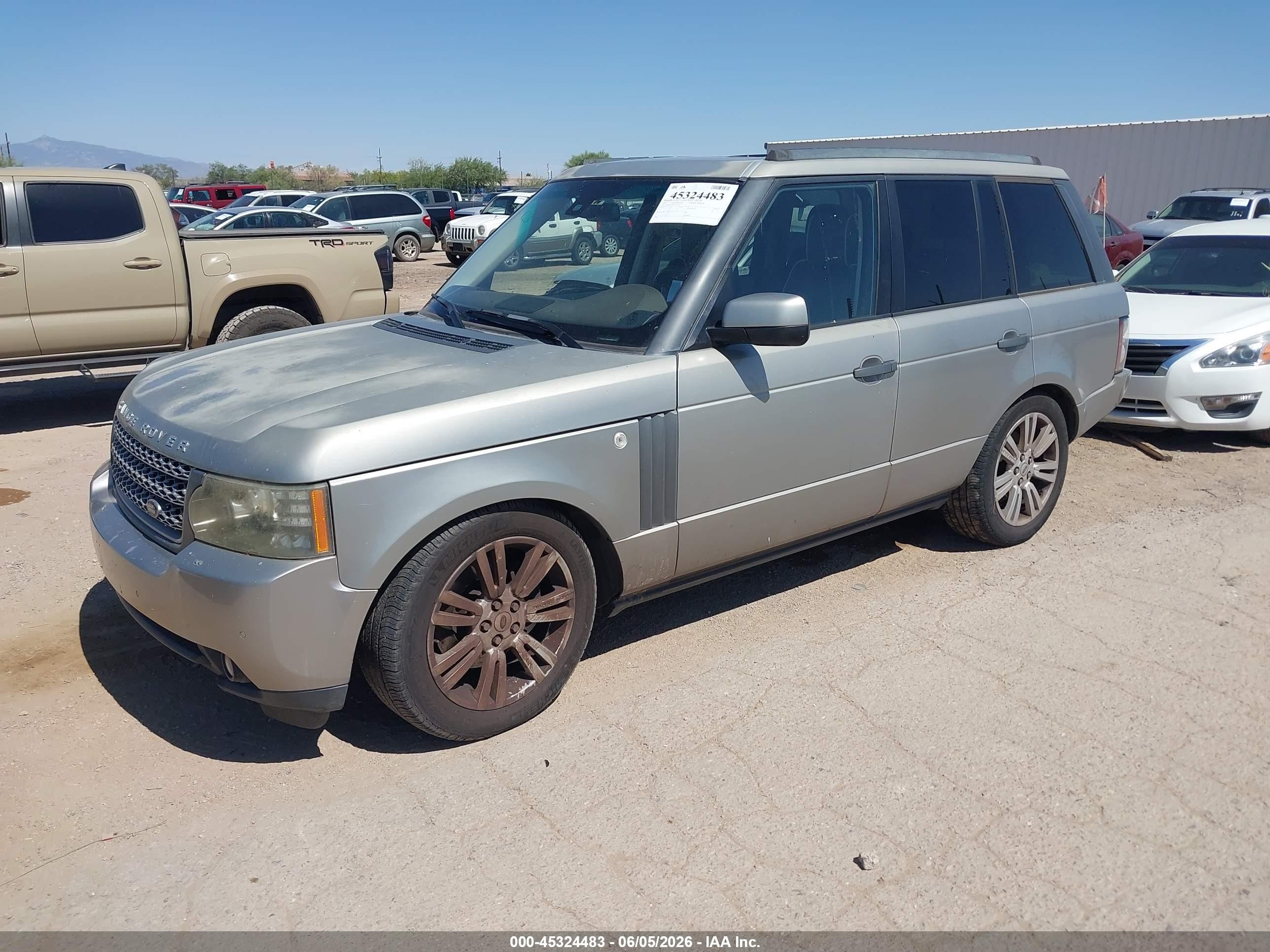 2010 Land Rover Range Rover Hse Beige vin: SALMF1D4XAA328114
