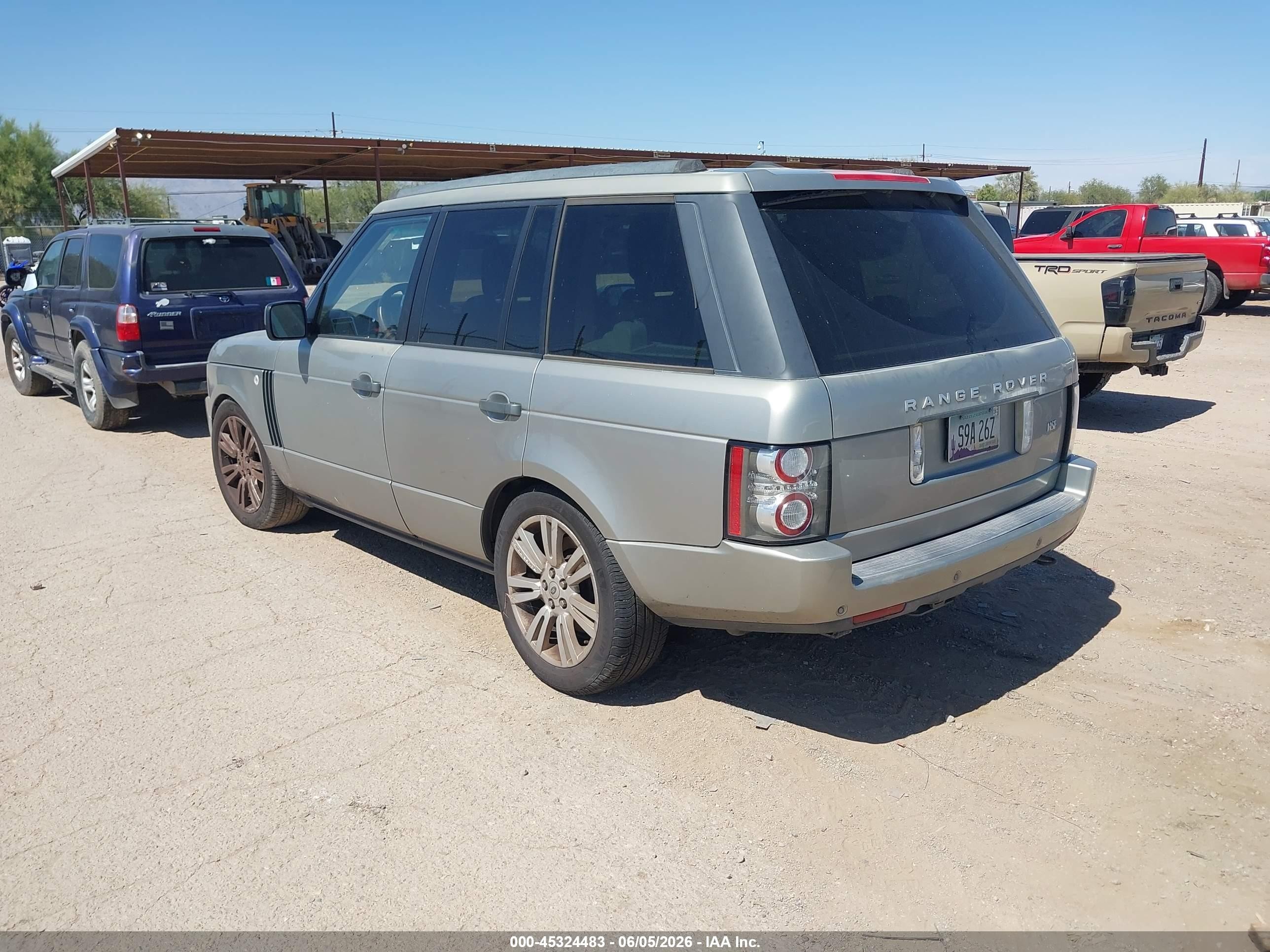 2010 Land Rover Range Rover Hse Beige vin: SALMF1D4XAA328114
