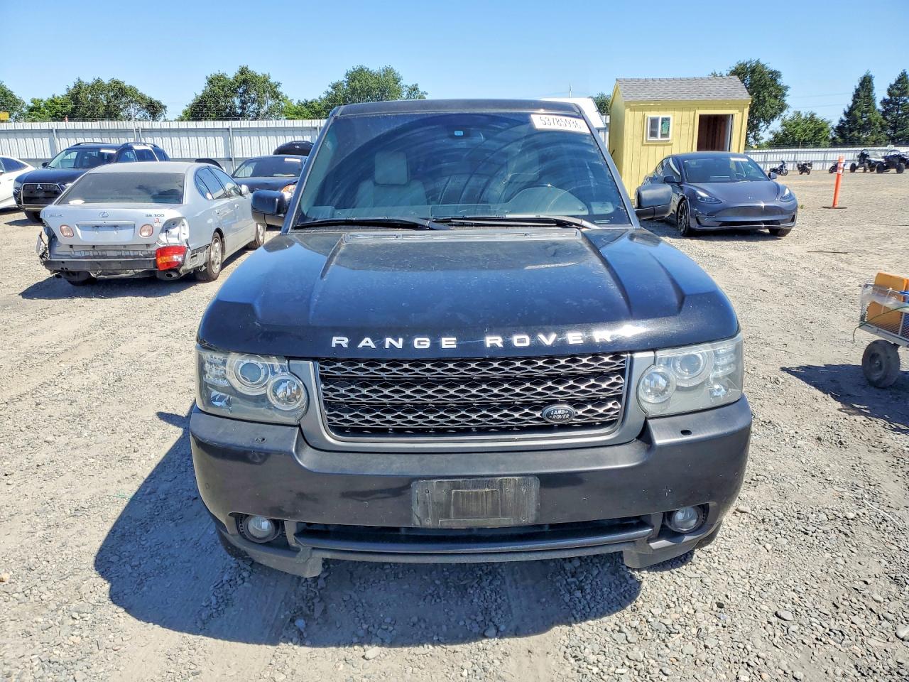 2011 Land Rover Range Rover Black vin: SALMF1D4XBA354830