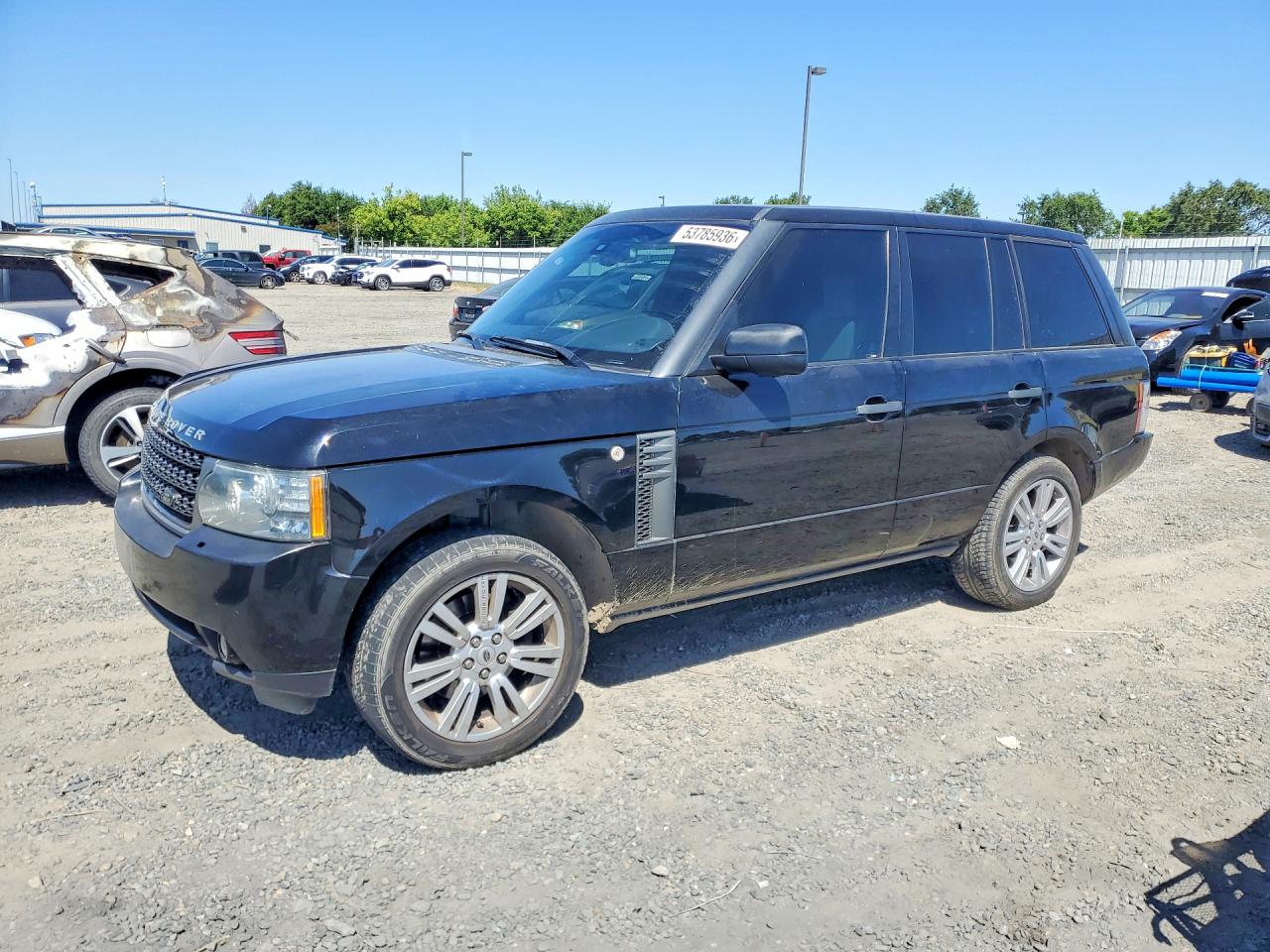 2011 Land Rover Range Rover Black vin: SALMF1D4XBA354830