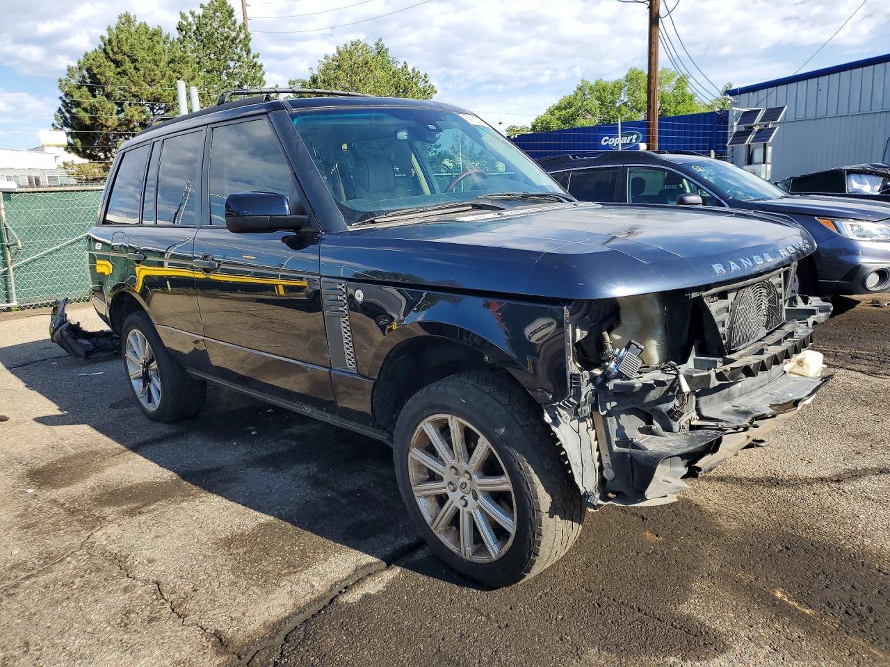 2010 Land Rover Range Rover Hse Luxury Blue vin: SALMF1E40AA327620