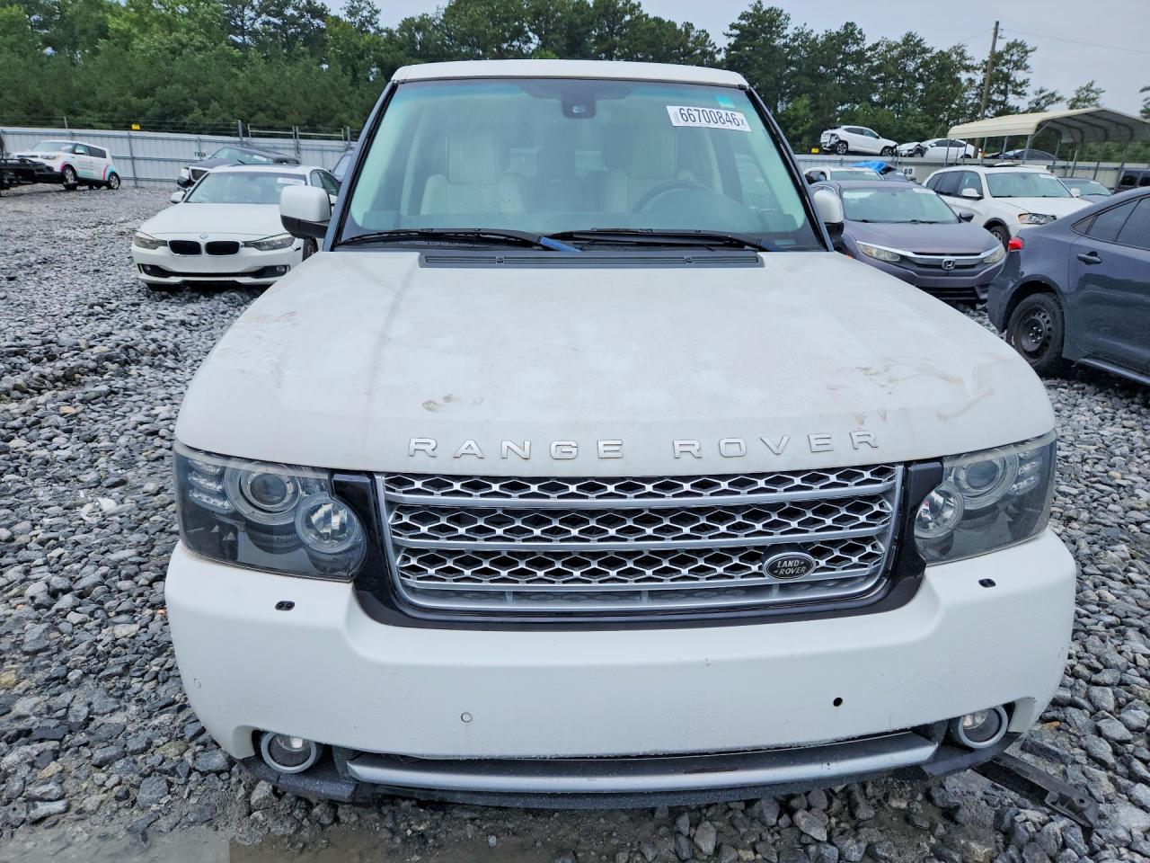 2012 Land Rover Range Rover Hse Luxury Белый vin: SALMF1E40CA363407