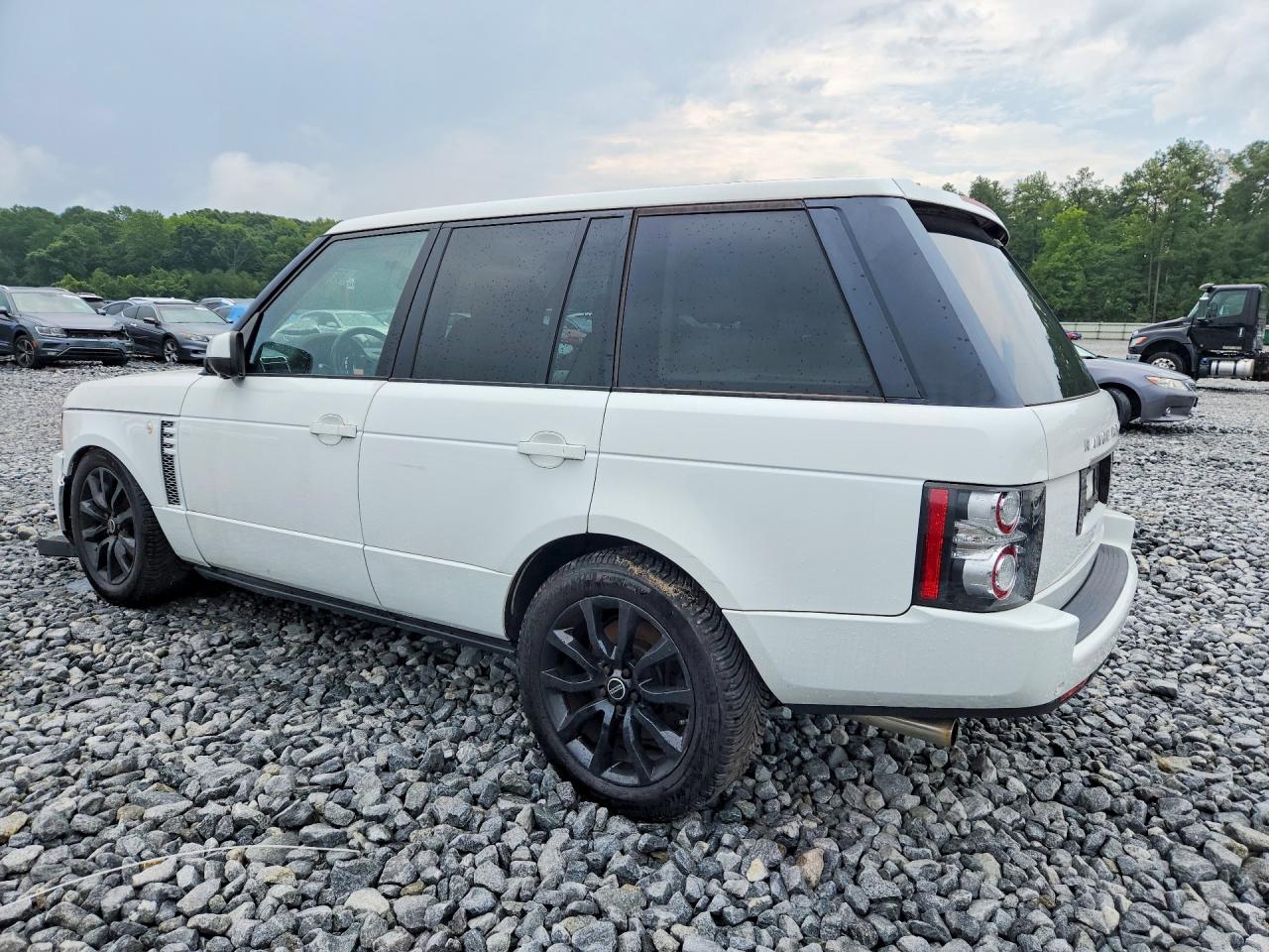 2012 Land Rover Range Rover Hse Luxury Белый vin: SALMF1E40CA363407