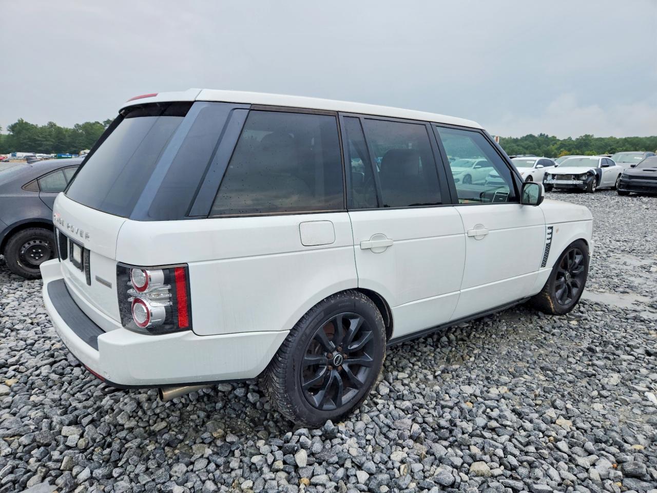 2012 Land Rover Range Rover Hse Luxury Белый vin: SALMF1E40CA363407