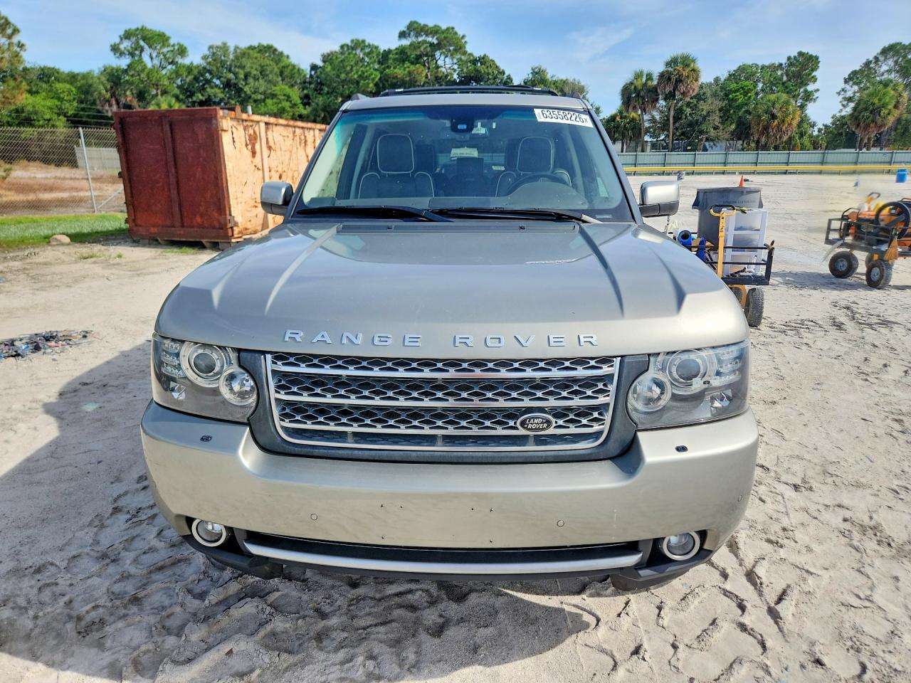 2010 Land Rover Range Rover Hse Luxury Gray vin: SALMF1E41AA317436