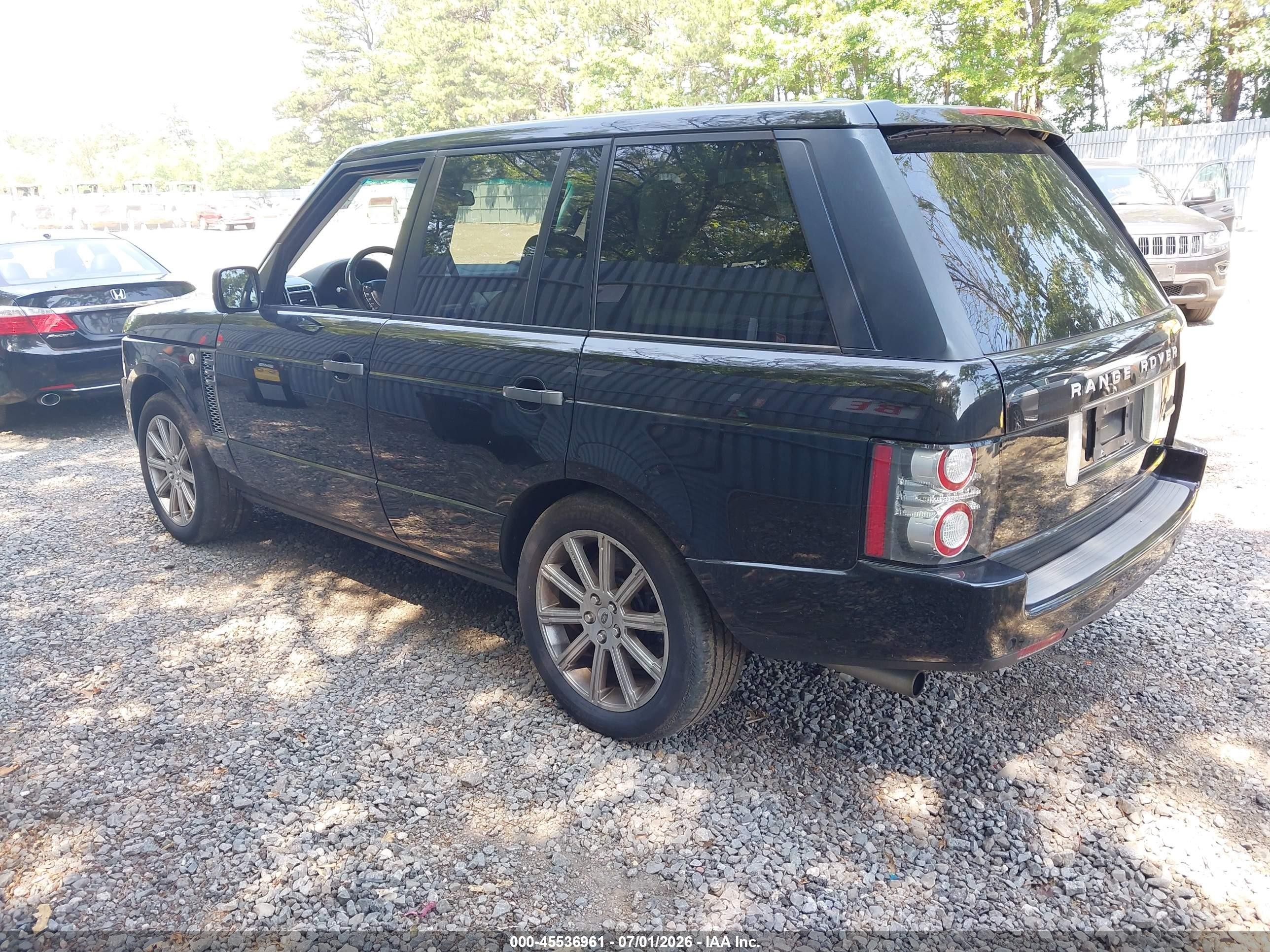 2011 Land Rover Range Rover Supercharged Black vin: SALMF1E41BA332021