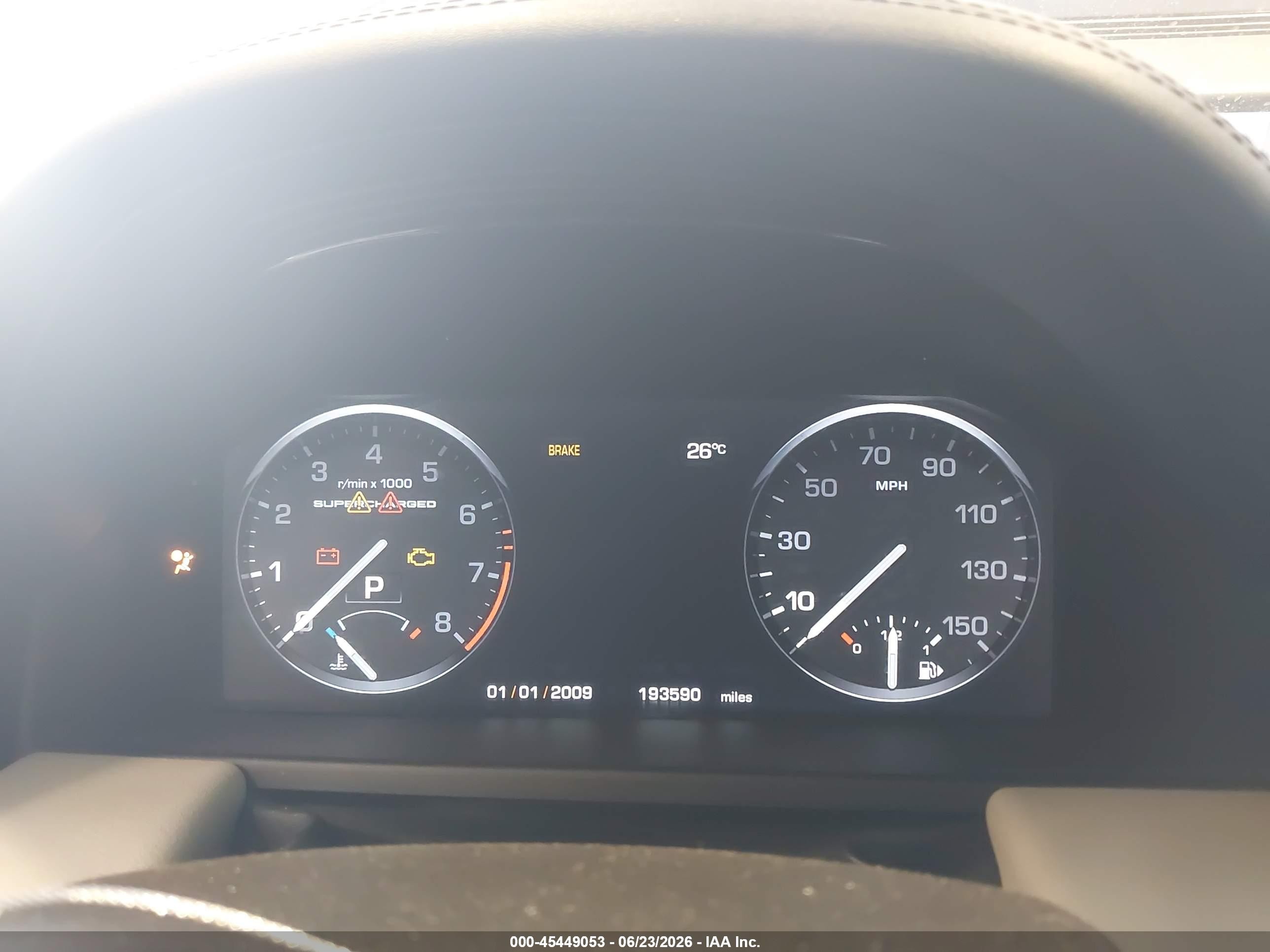 2011 Land Rover Range Rover Supercharged Black vin: SALMF1E41BA335145