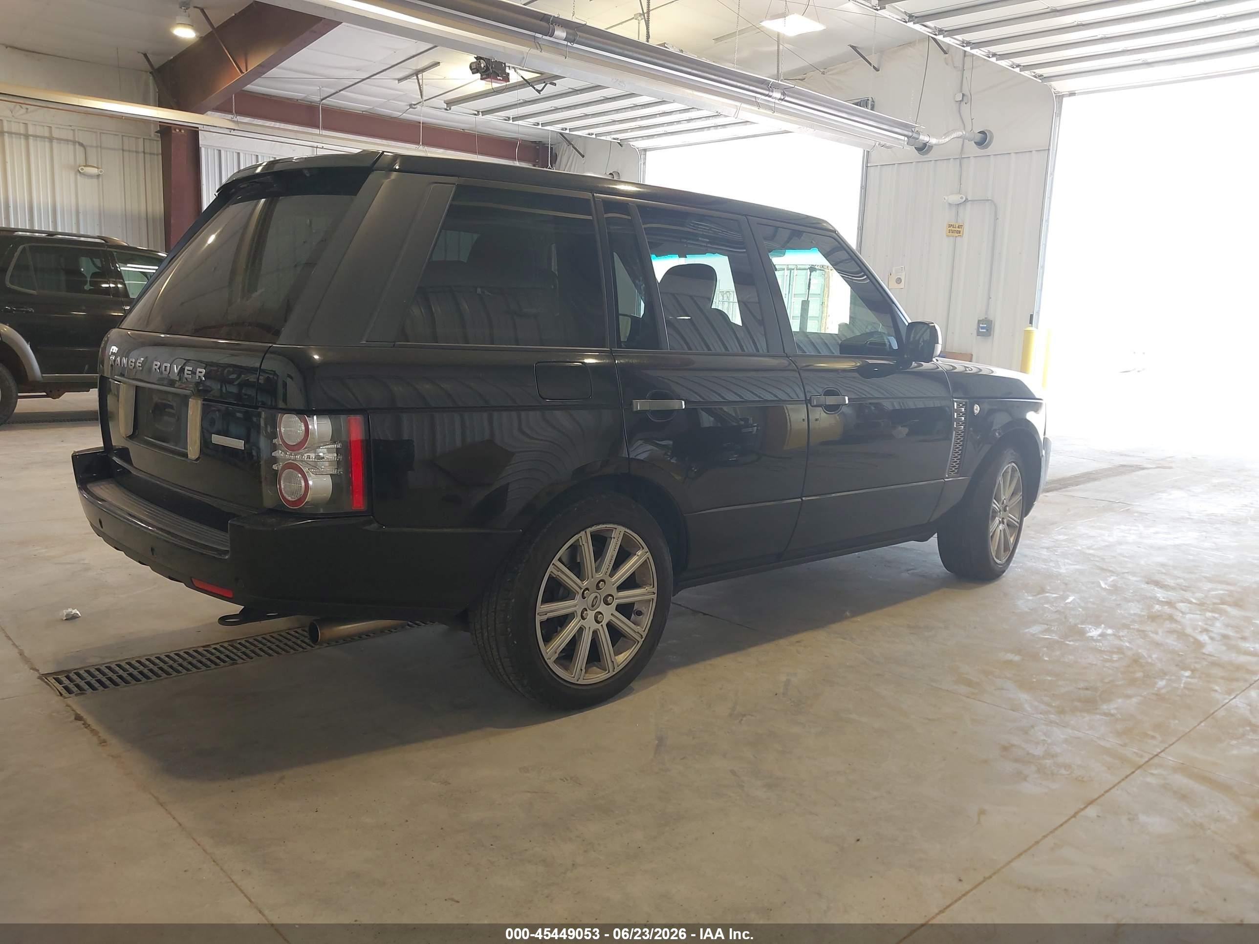 2011 Land Rover Range Rover Supercharged Black vin: SALMF1E41BA335145