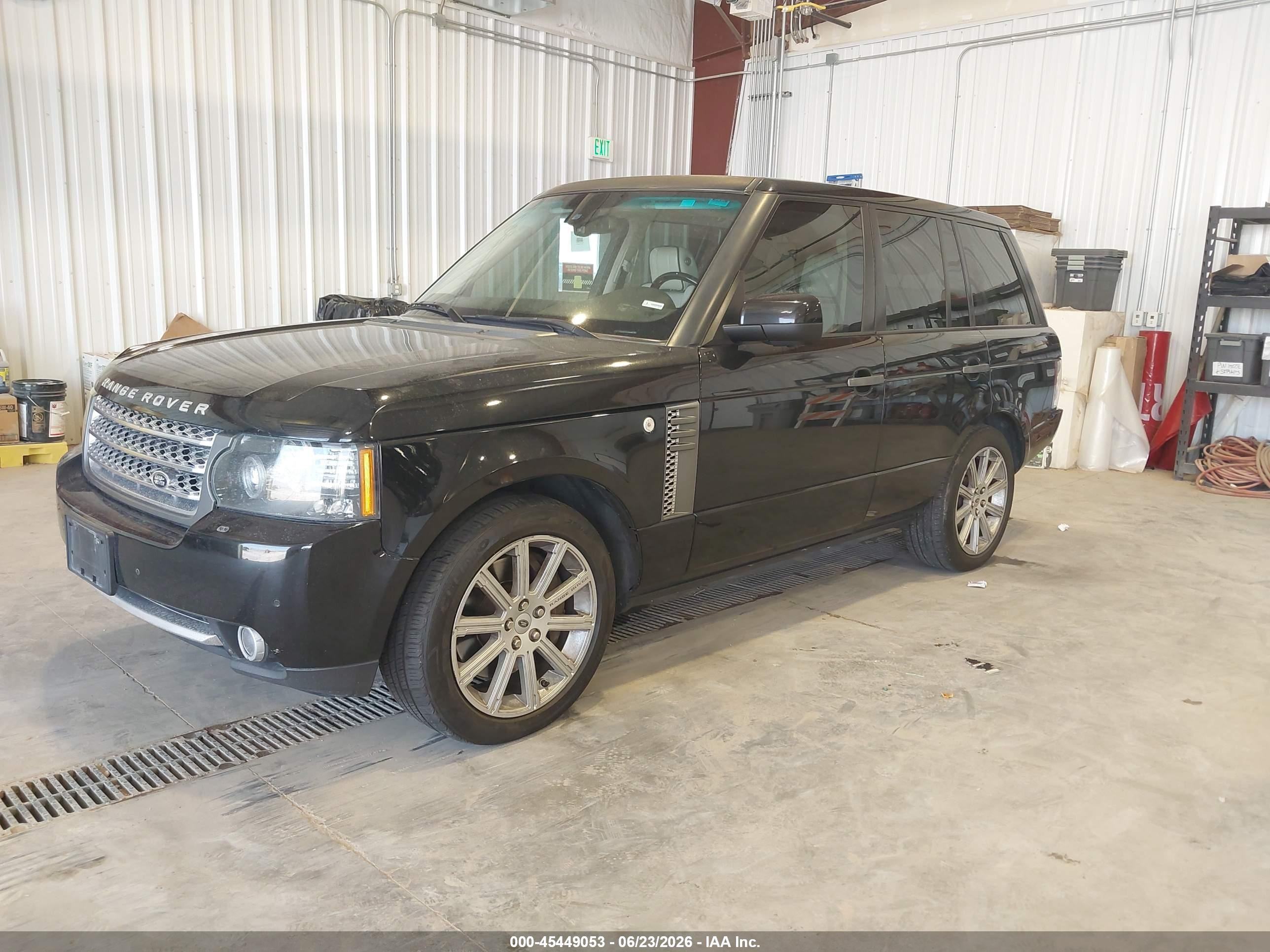 2011 Land Rover Range Rover Supercharged Black vin: SALMF1E41BA335145