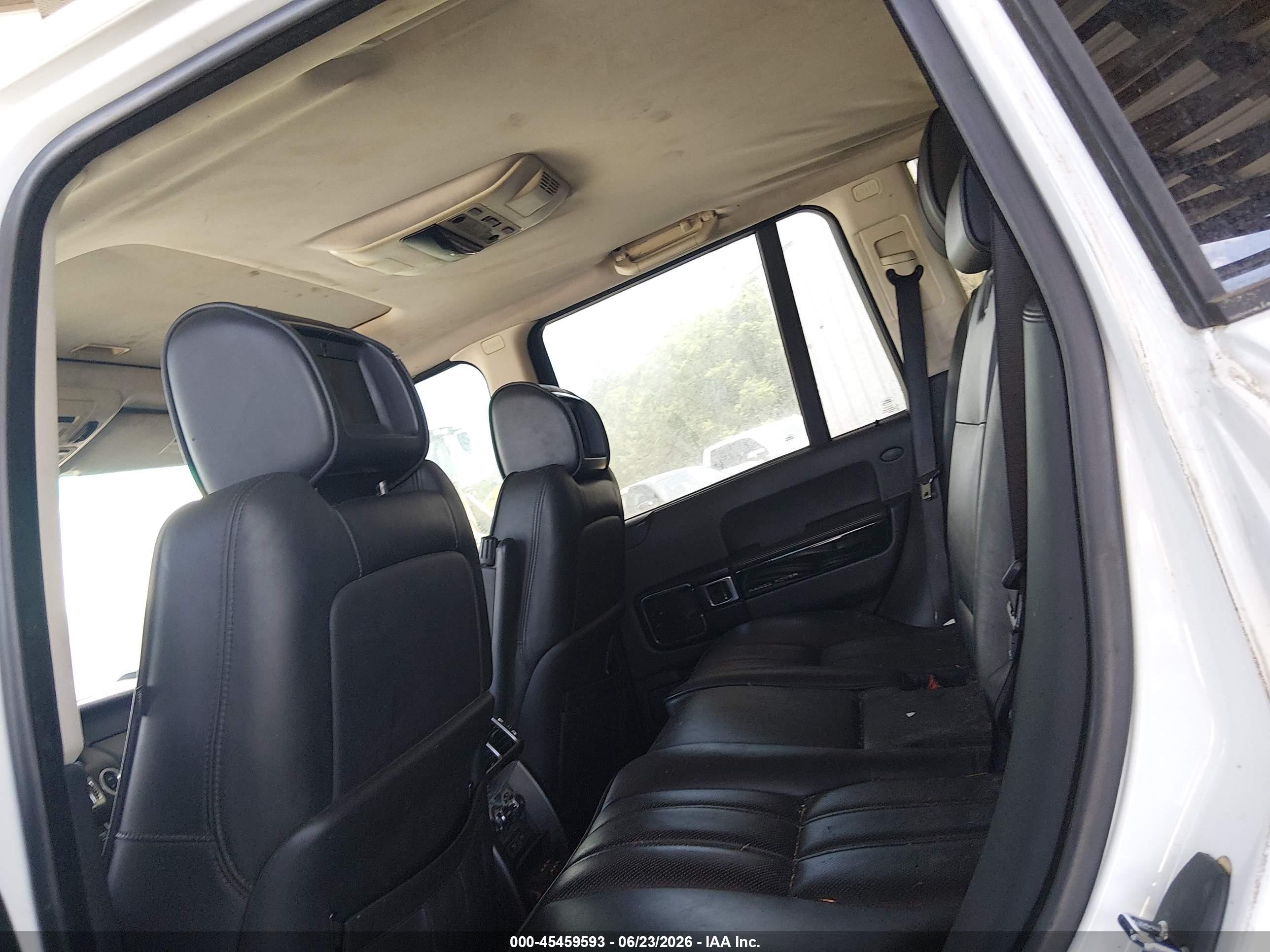 2012 Land Rover Range Rover Supercharged White vin: SALMF1E41CA376375