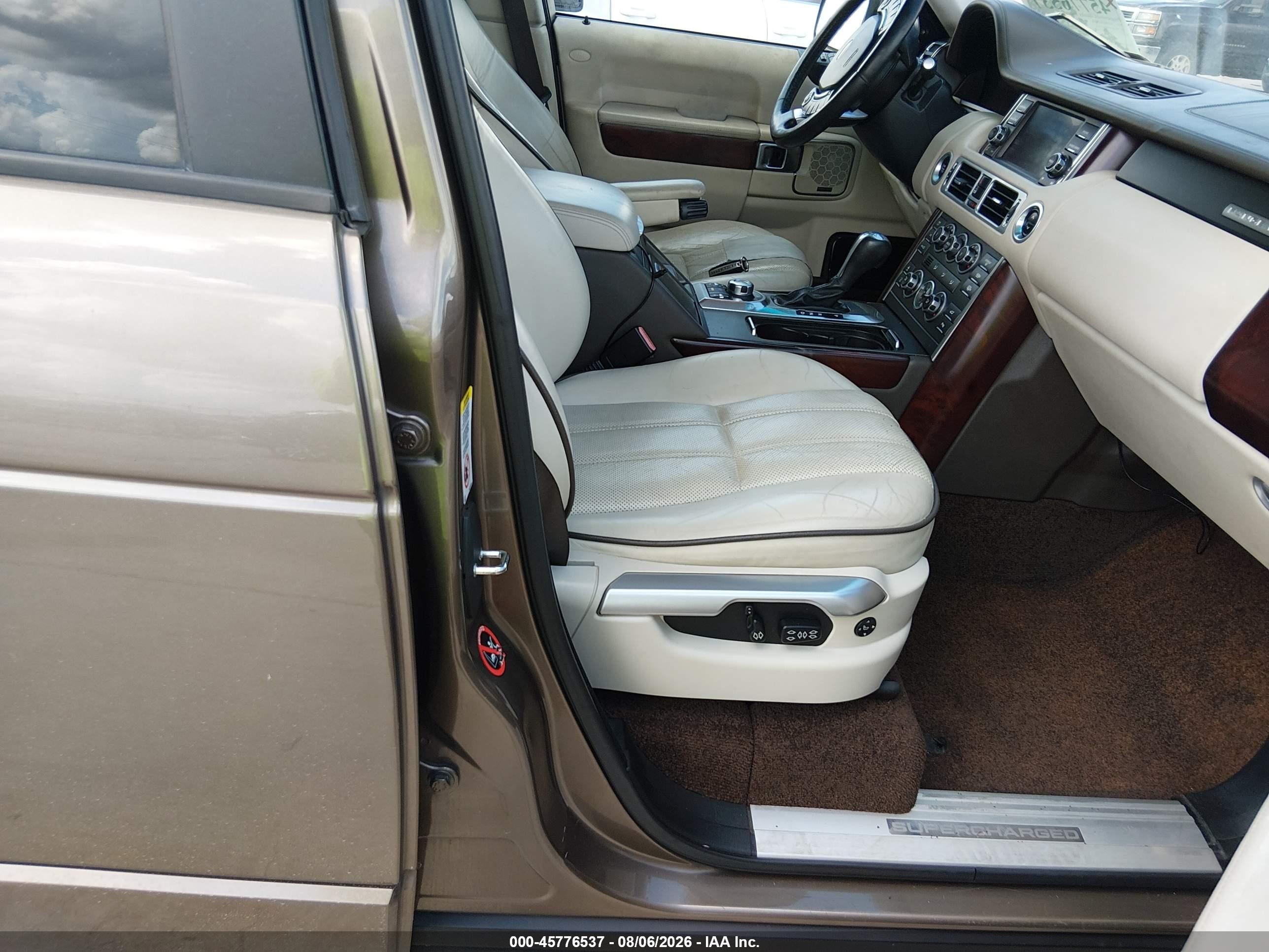 2011 Land Rover Range Rover Supercharged Brown vin: SALMF1E42BA331962
