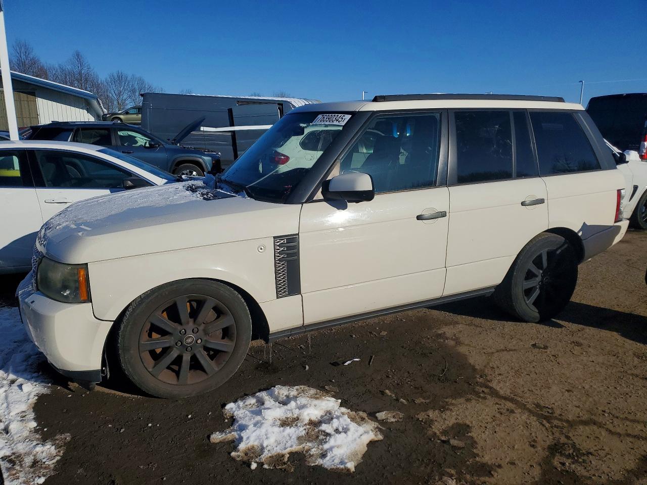 2010 Land Rover Range Rover Hse Luxury White vin: SALMF1E44AA319469