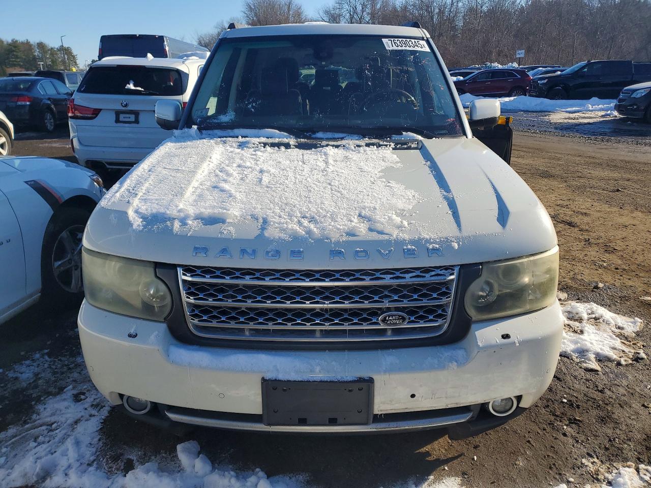 2010 Land Rover Range Rover Hse Luxury White vin: SALMF1E44AA319469