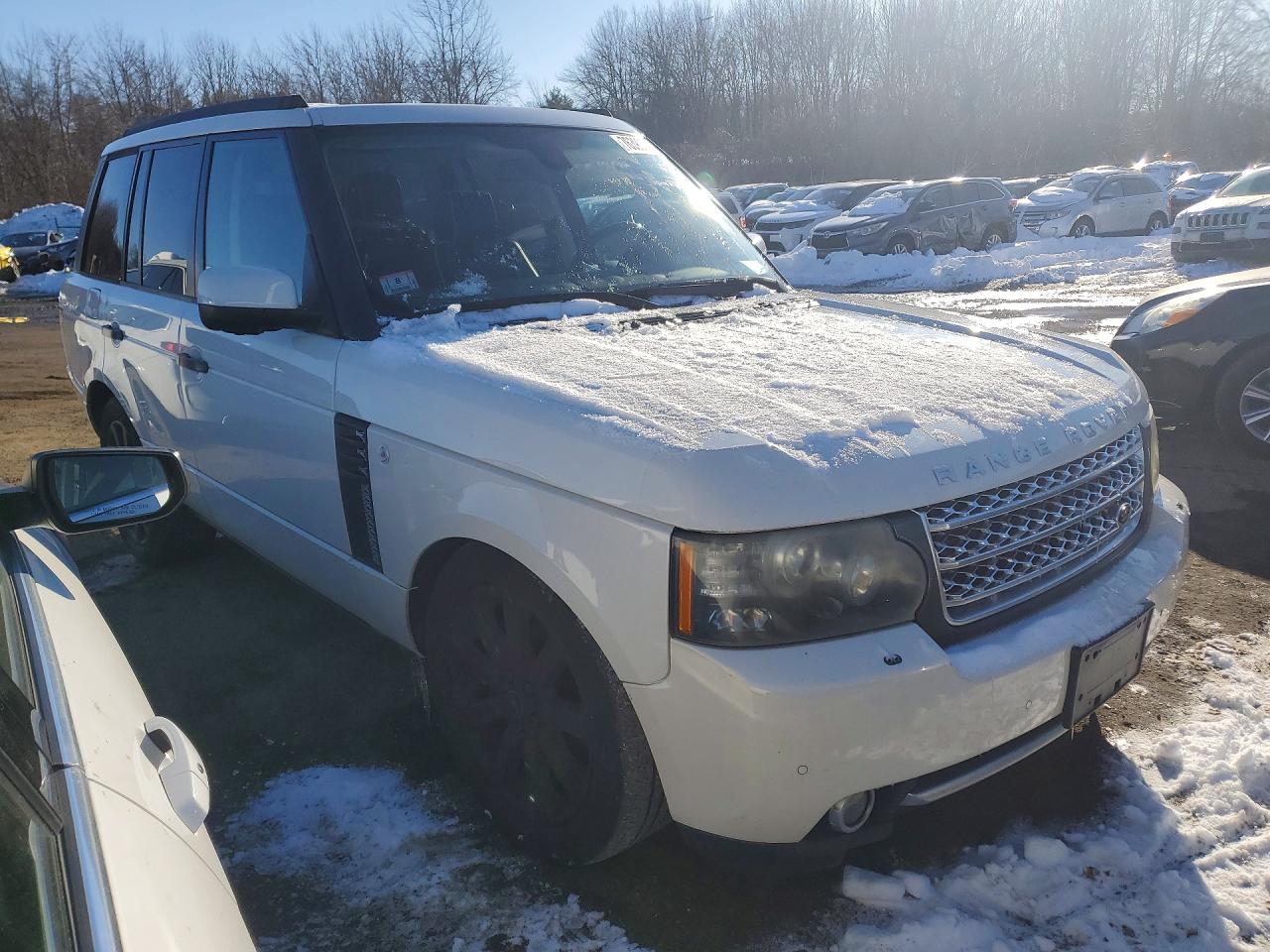 2010 Land Rover Range Rover Hse Luxury White vin: SALMF1E44AA319469