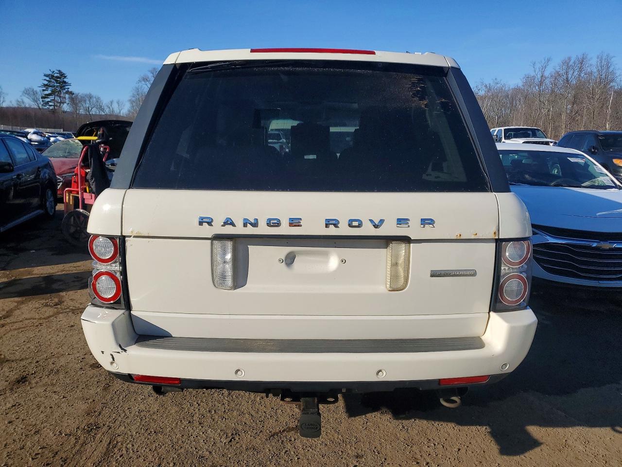 2010 Land Rover Range Rover Hse Luxury White vin: SALMF1E44AA319469