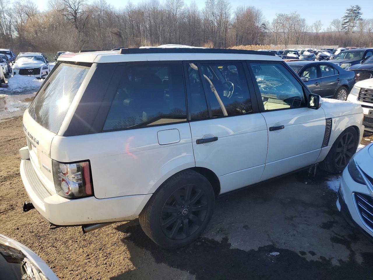 2010 Land Rover Range Rover Hse Luxury White vin: SALMF1E44AA319469