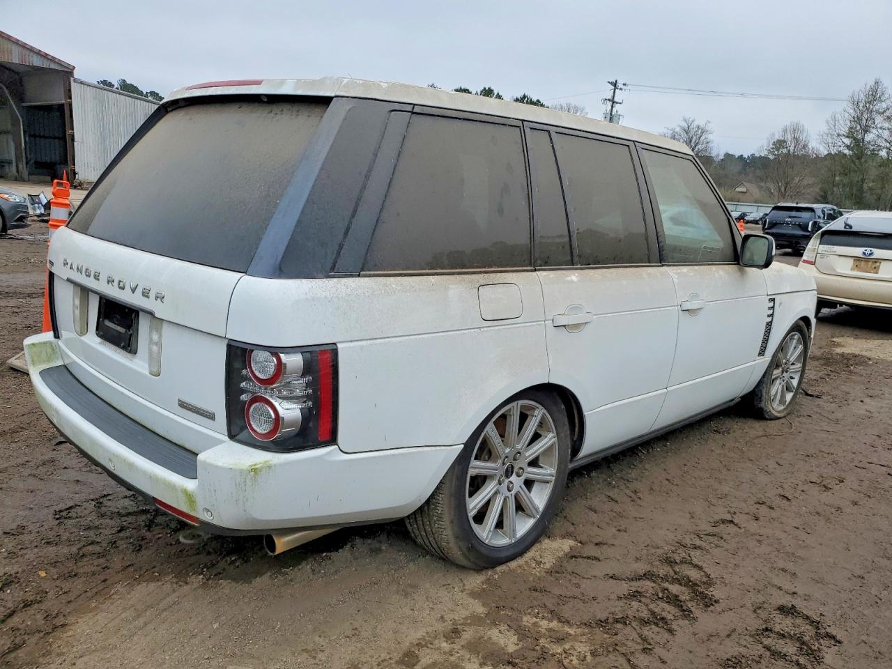 2012 Land Rover Range Rover Hse Luxury White vin: SALMF1E44CA364186