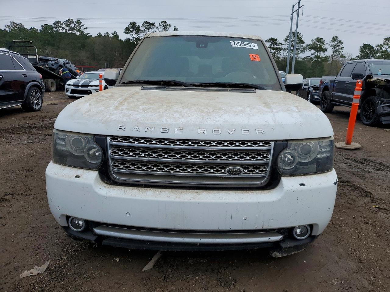 2012 Land Rover Range Rover Hse Luxury White vin: SALMF1E44CA364186