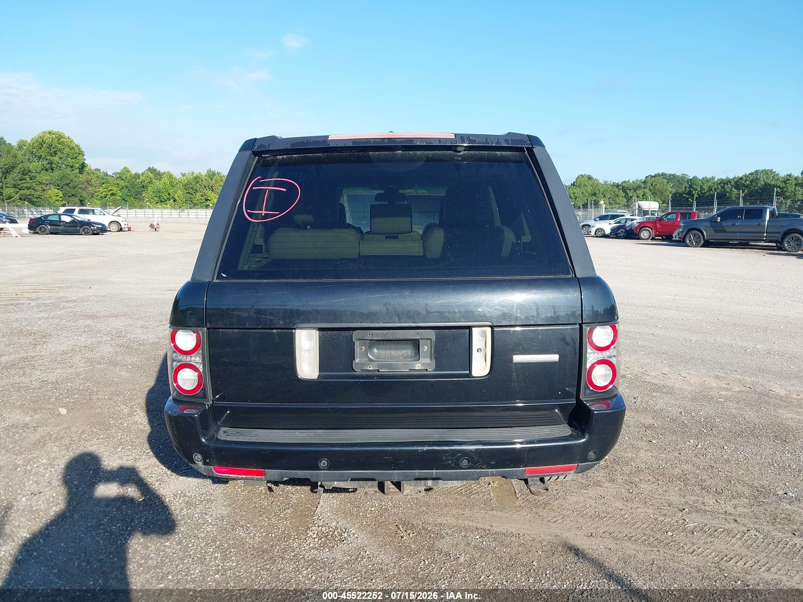 2012 Land Rover Range Rover Supercharged Черный vin: SALMF1E46CA369907