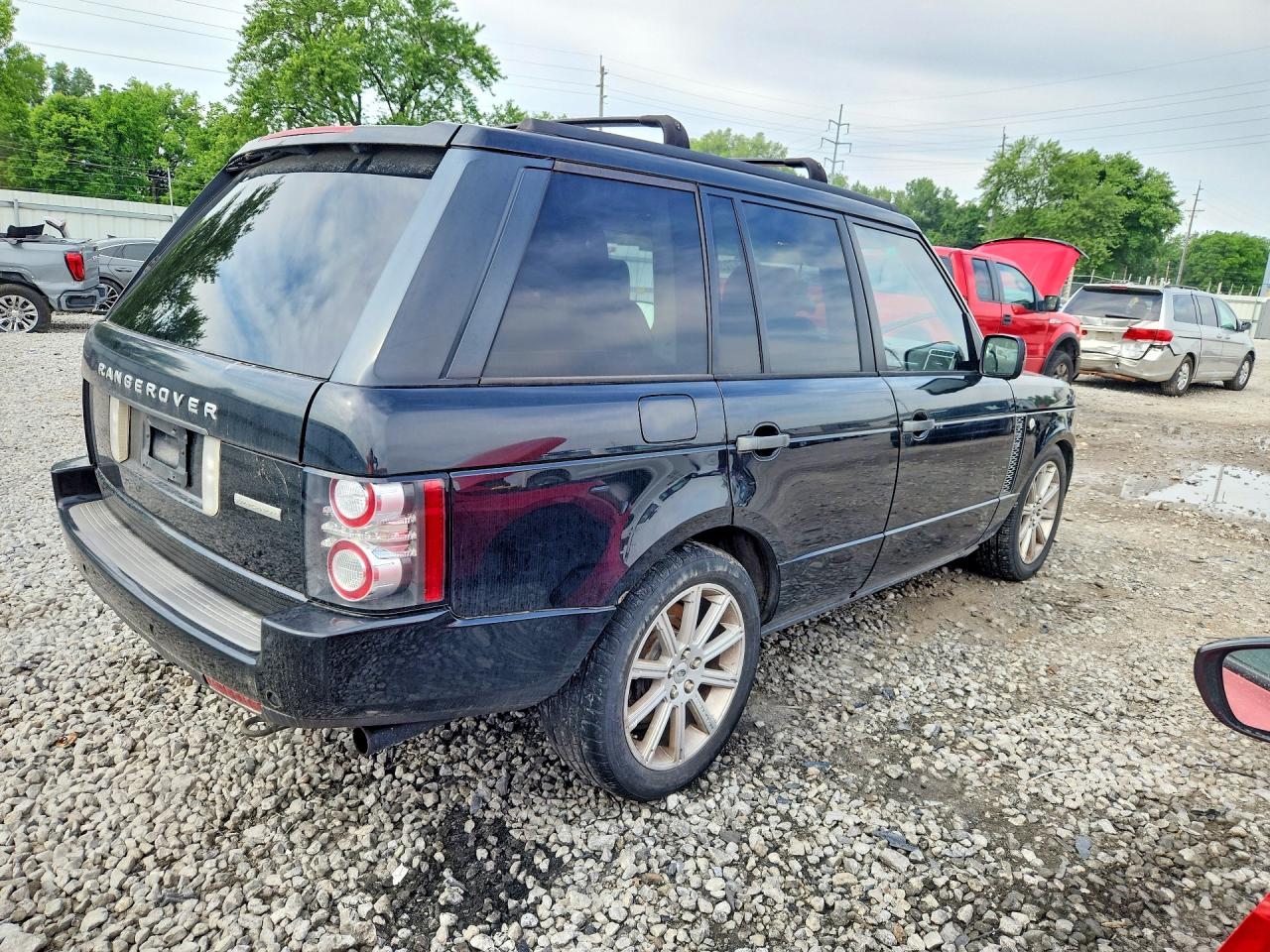 2011 Land Rover Range Rover Hse Luxury Black vin: SALMF1E47BA332461