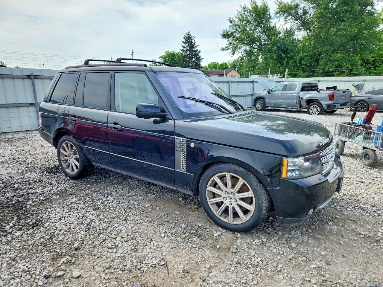 2011 Land Rover Range Rover Hse Luxury Black vin: SALMF1E47BA332461