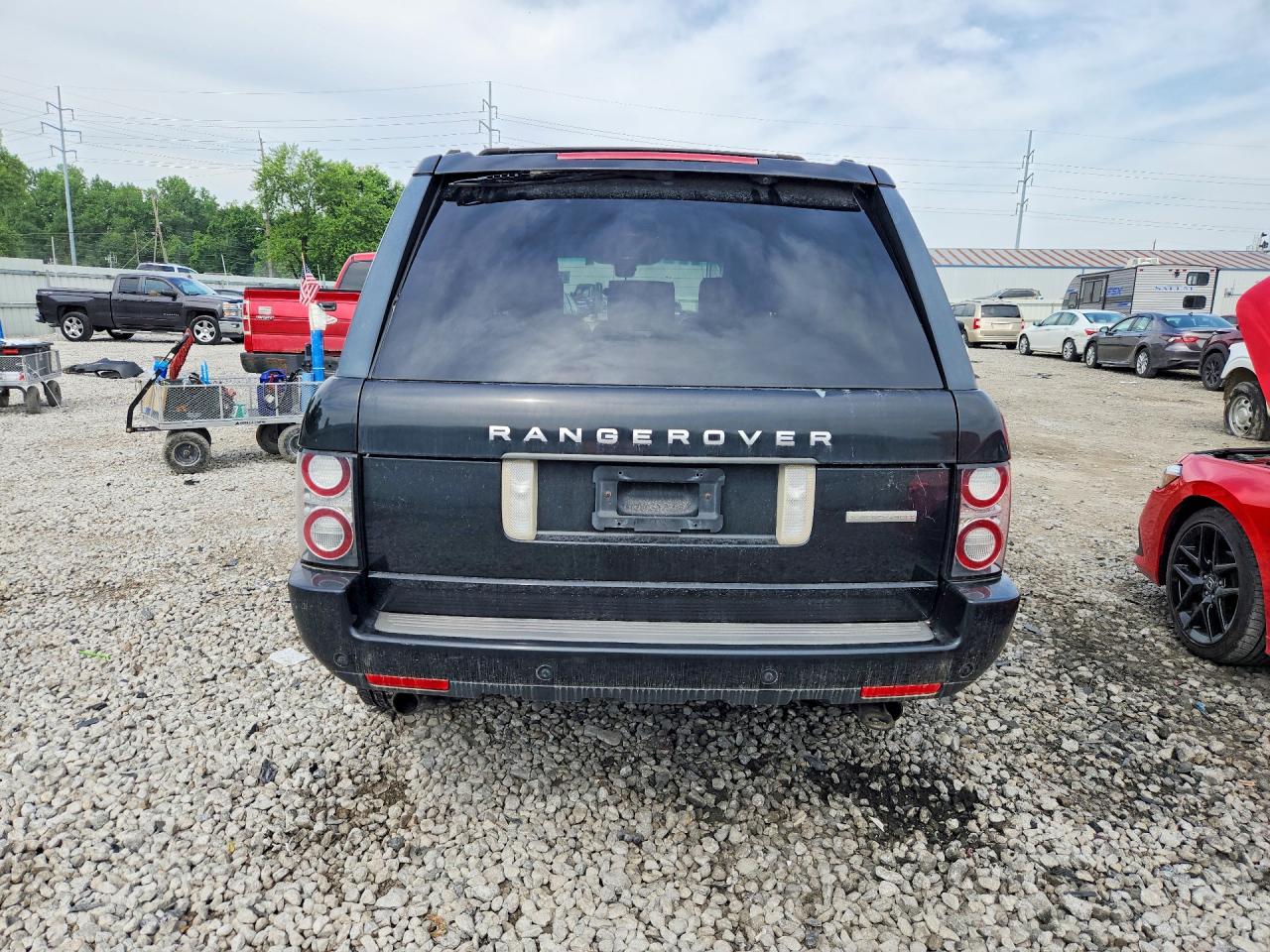 2011 Land Rover Range Rover Hse Luxury Black vin: SALMF1E47BA332461