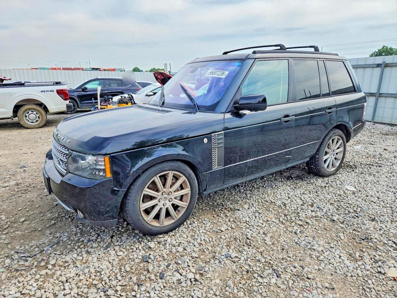 2011 Land Rover Range Rover Hse Luxury Black vin: SALMF1E47BA332461