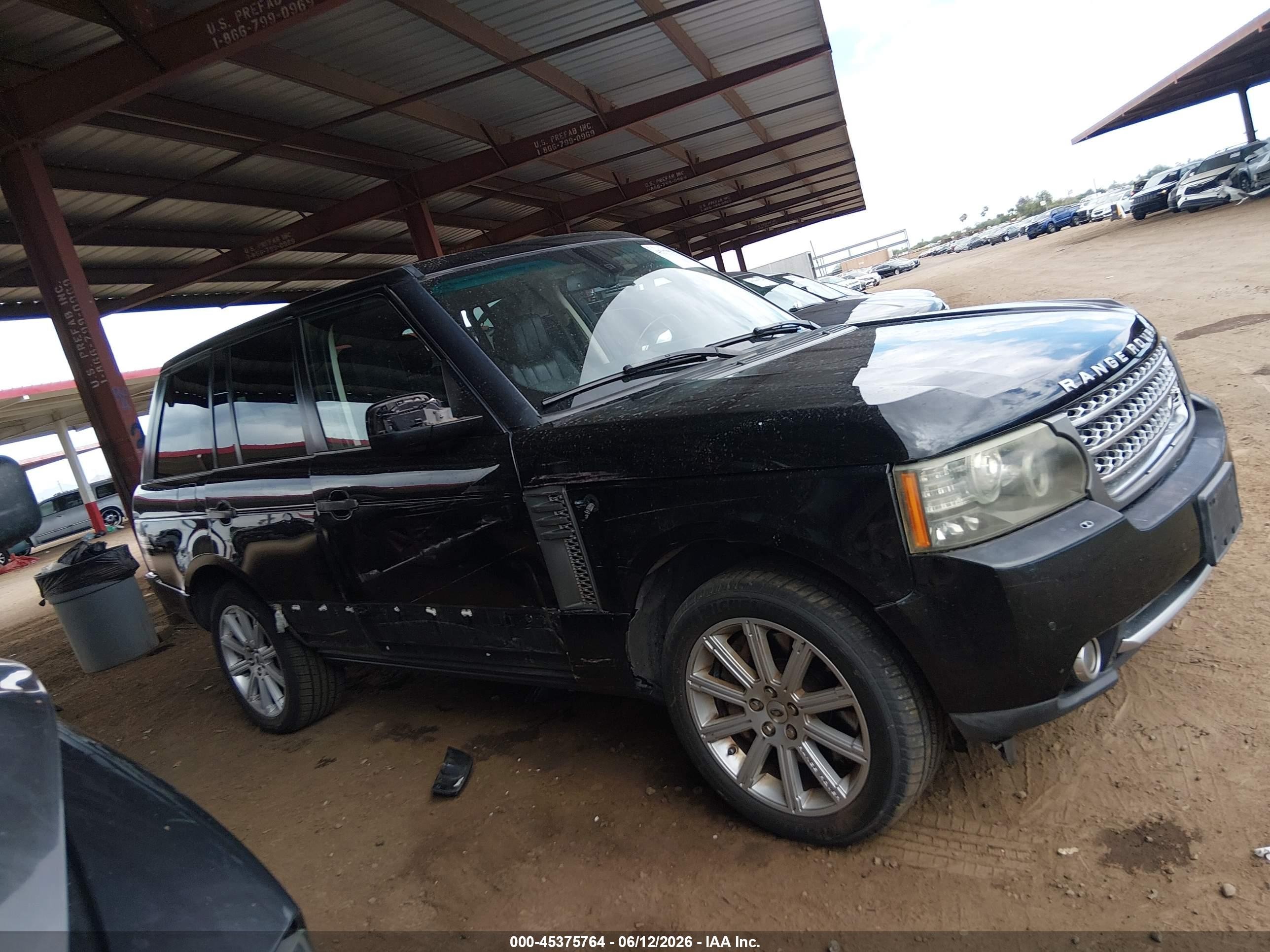2010 Land Rover Range Rover Supercharged Black vin: SALMF1E48AA328112