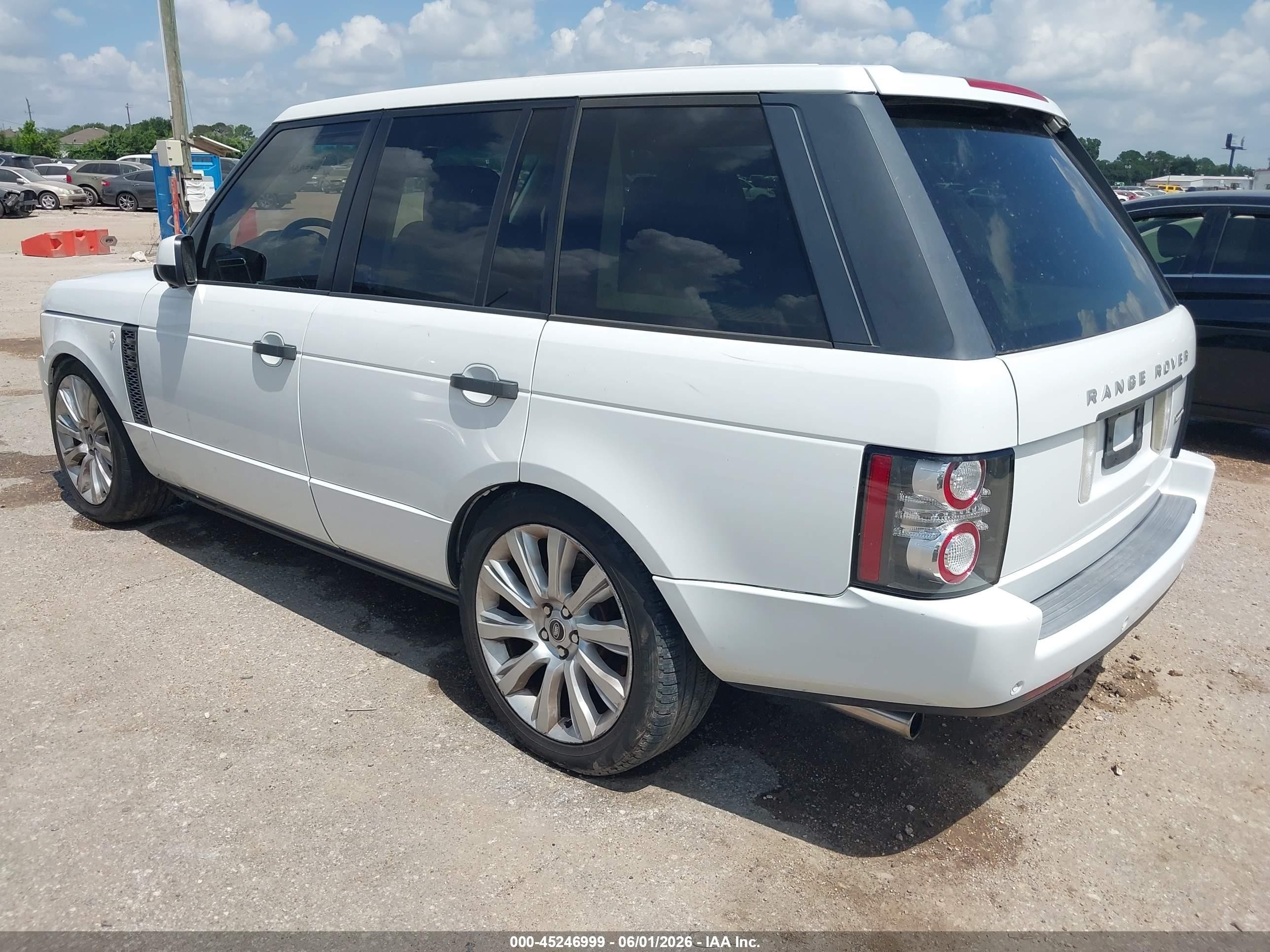 2011 Land Rover Range Rover Supercharged White vin: SALMF1E48BA333859