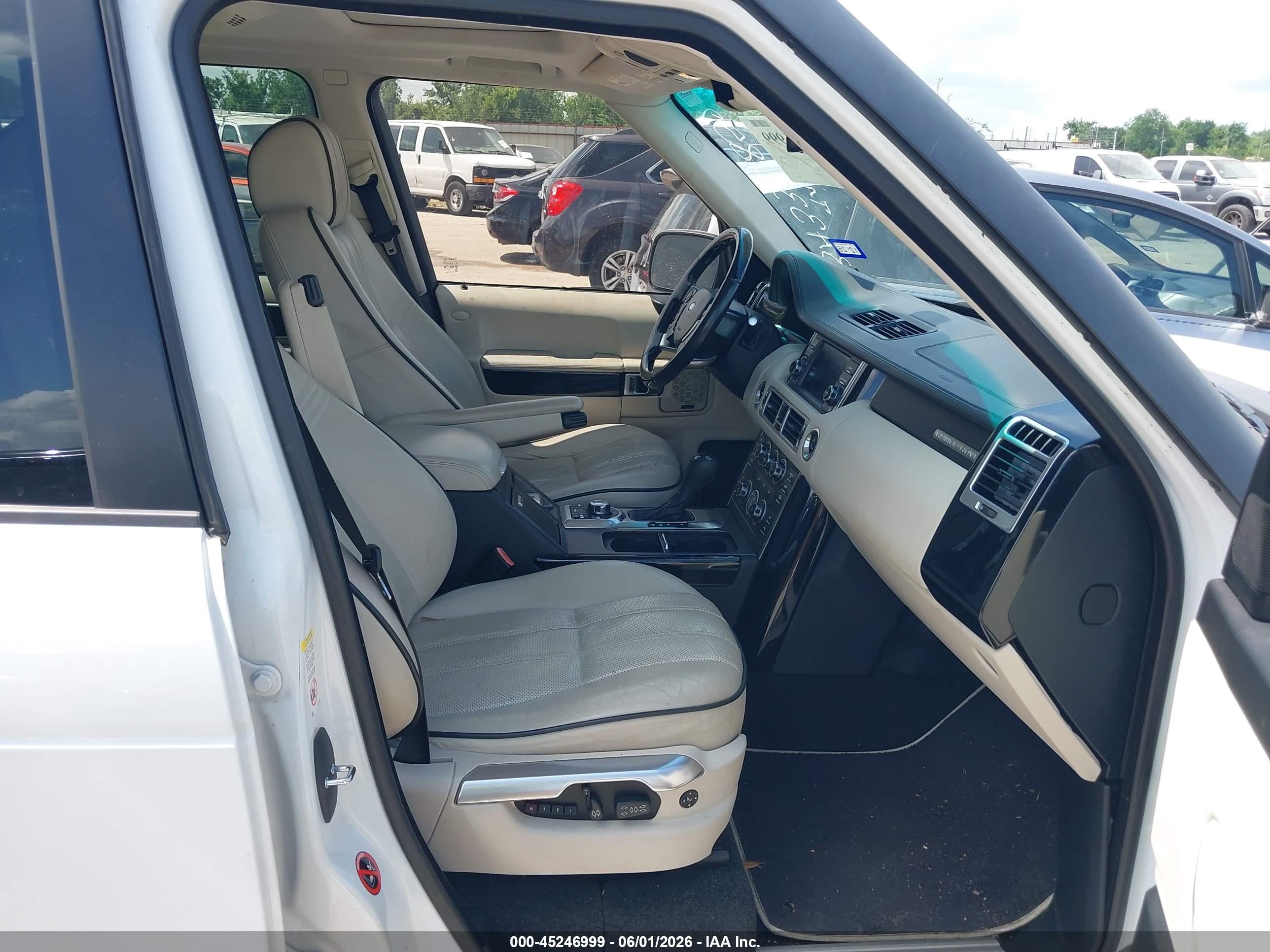 2011 Land Rover Range Rover Supercharged White vin: SALMF1E48BA333859