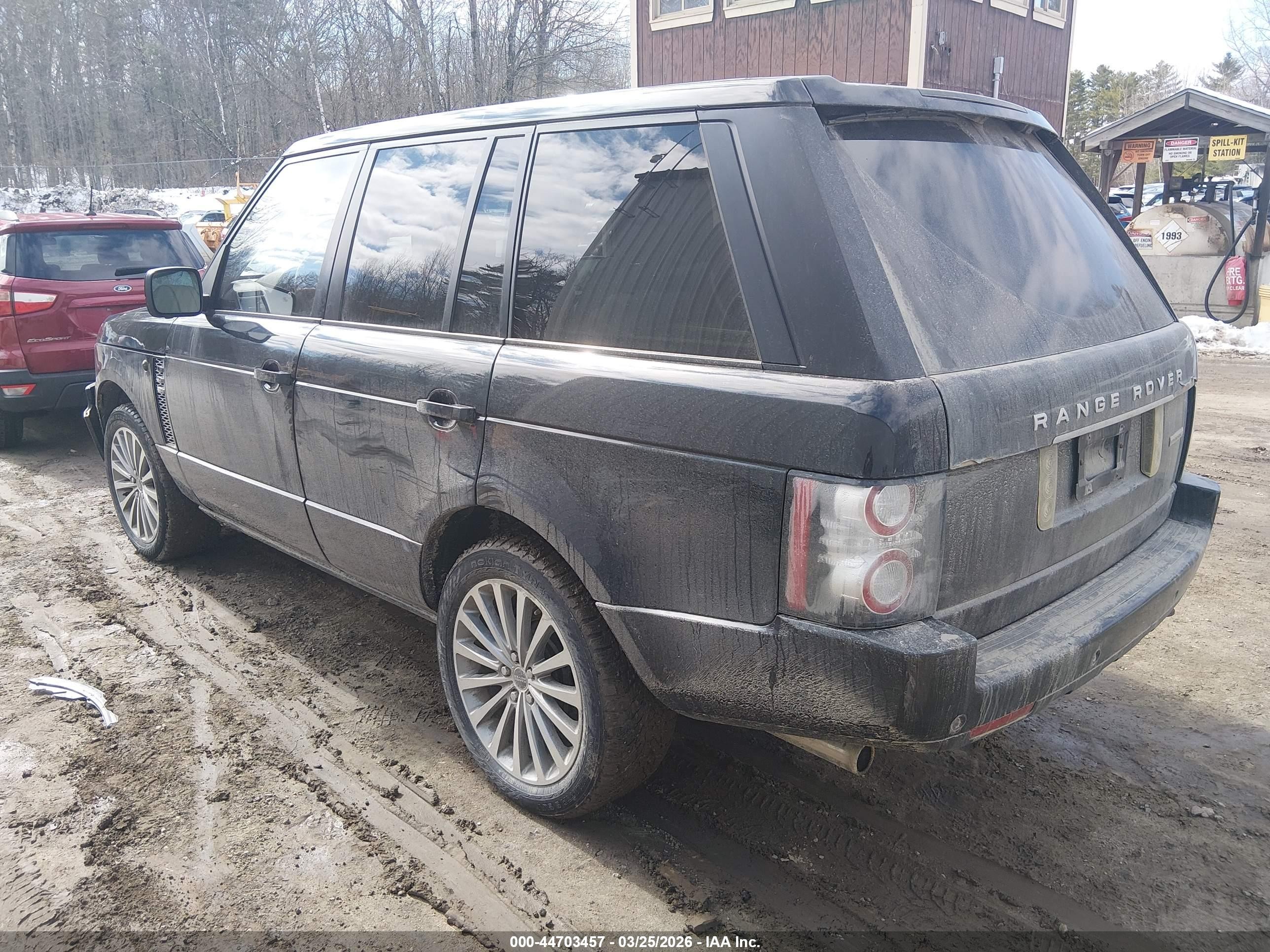 2012 Land Rover Range Rover Supercharged Black vin: SALMF1E48CA369522