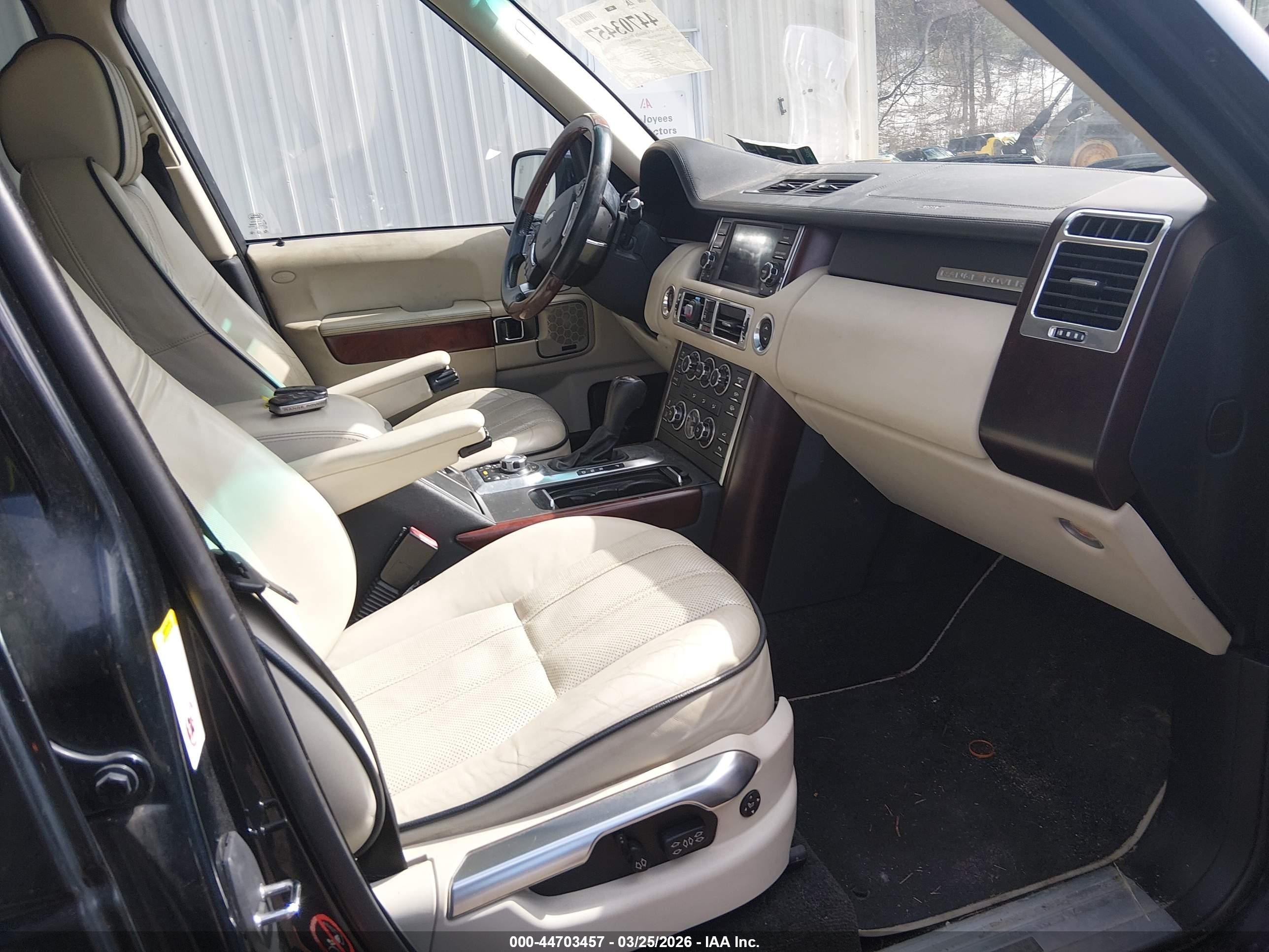 2012 Land Rover Range Rover Supercharged Black vin: SALMF1E48CA369522