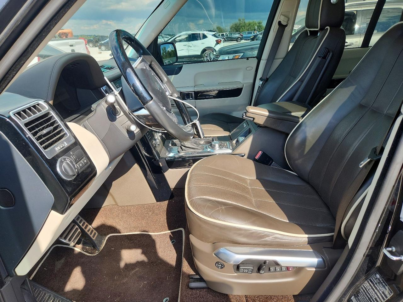 2012 Land Rover Range Rover Hse Luxury Черный vin: SALMF1E48CA391777